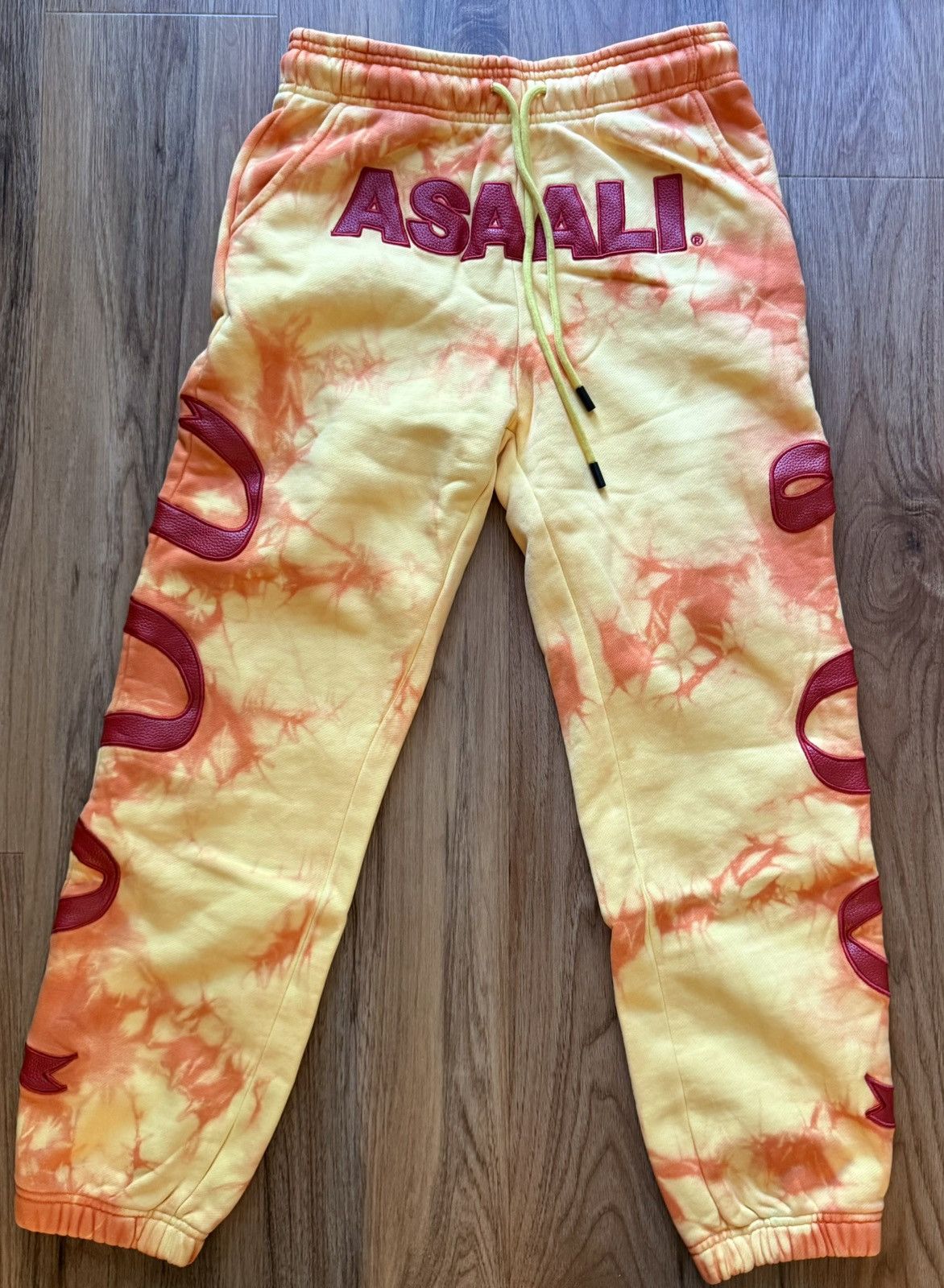 Asaali Asaai leather joggers sweatpants oversized Size US 32 / EU 48 - 1 Thumbnail