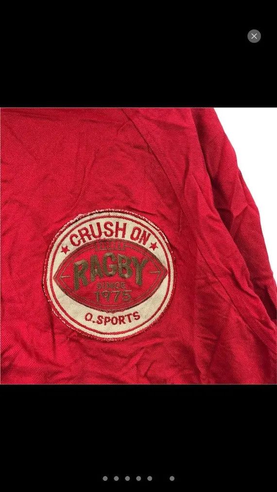 NFL × Vintage Vtg CRUSH ON SPORTS Football Rugby Jacket Trench Coat Parka Size US XL / EU 56 / 4 - 6 Thumbnail