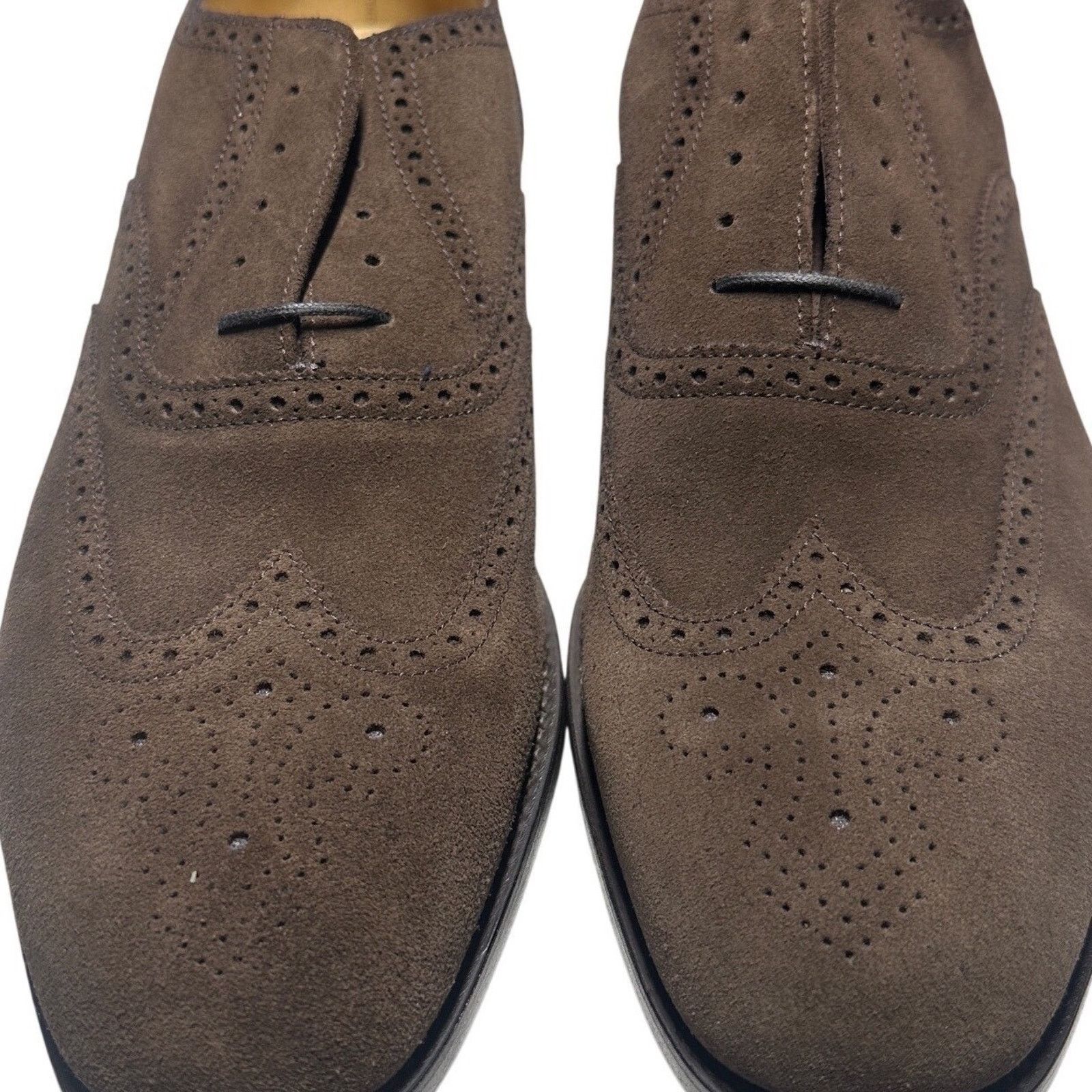 Charles Tyrwhitt Charles Tyrwhitt Brown Suede Brogue Oxford Shoes 12.5 NWT Size US 12.5 / EU 45-46 - 2 Thumbnail