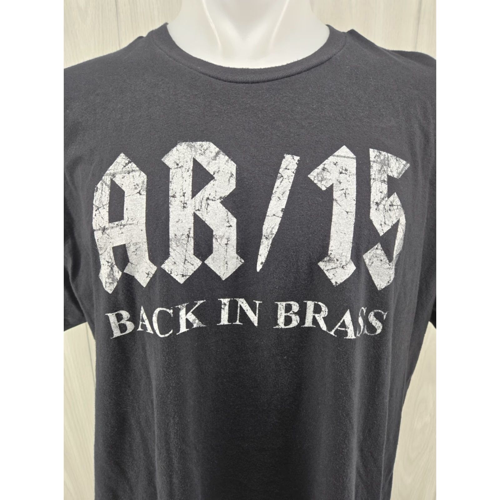 Gildan Gildan AR15 Back In Brass T-Shirt Military Black 2XL Men's Short Sleeve Graphic Tee Size US XXL / EU 58 / 5 - 2 Thumbnail