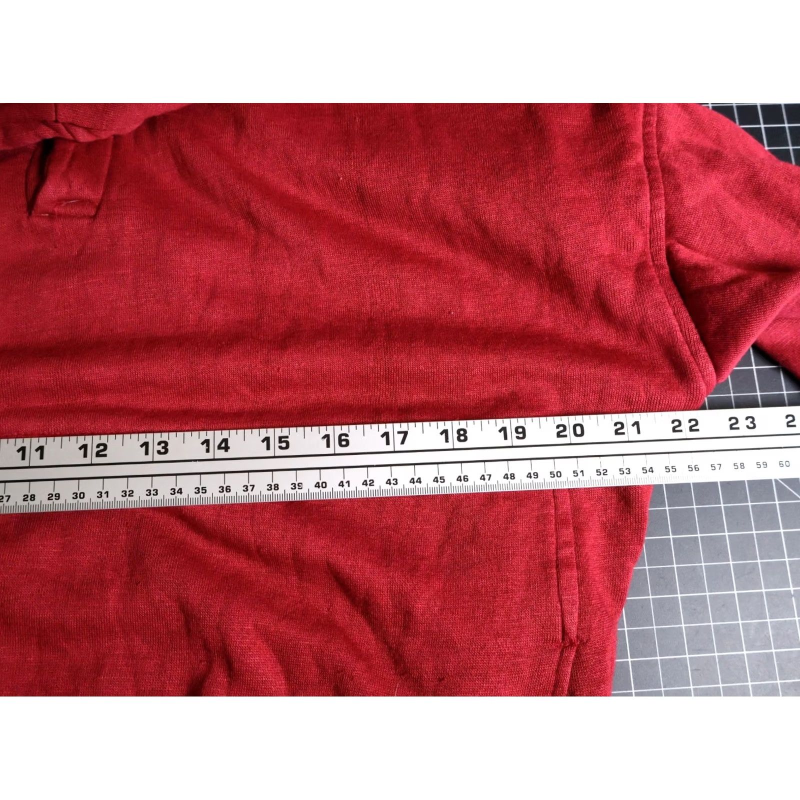 McGregor VINTAGE MacGregor Hoodie Men’s Medium Red Pullover Thermal Lined 90s Sweatshirt VTG Size US M / EU 48-50 / 2 - 5 Thumbnail