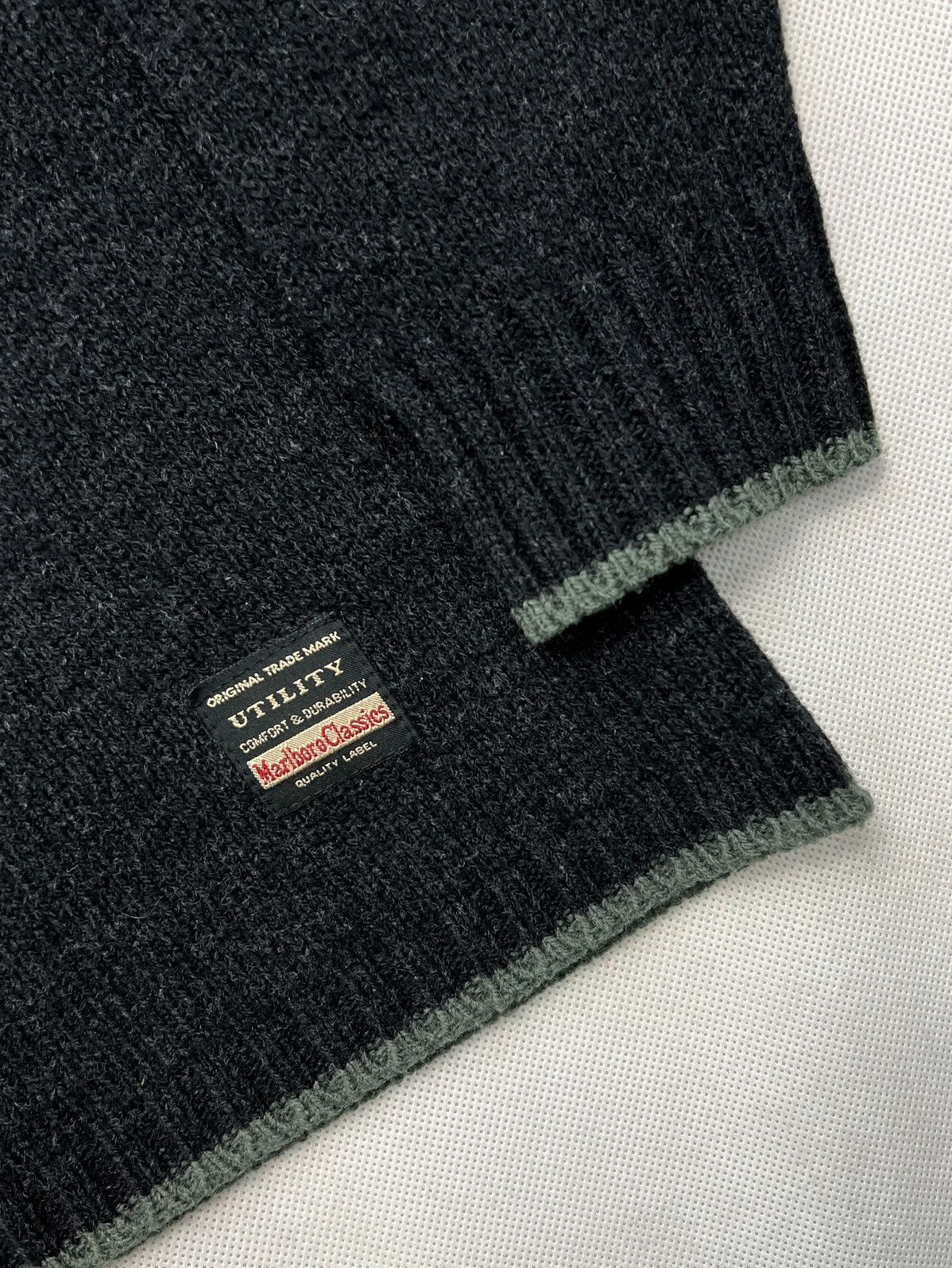 Marlboro × Marlboro Classics × Vintage Sweater Marlboro Classics Utility vintage logo wool Size US XL / EU 56 / 4 - 3 Thumbnail