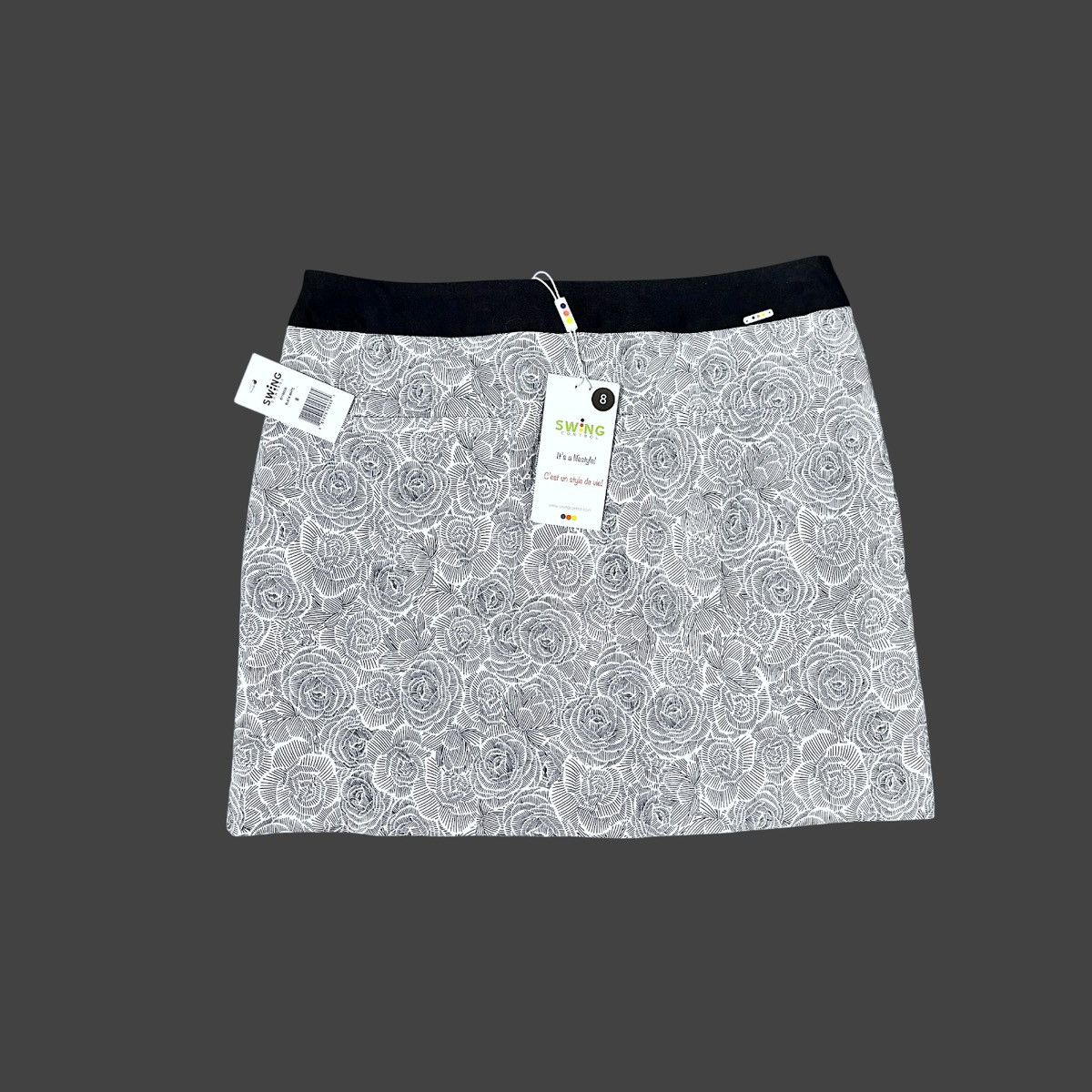 Other Swing Control Women’s Rose Print Stretch Skort Sz 8 / M Size 30" / US 8 / IT 44 - 9 Thumbnail