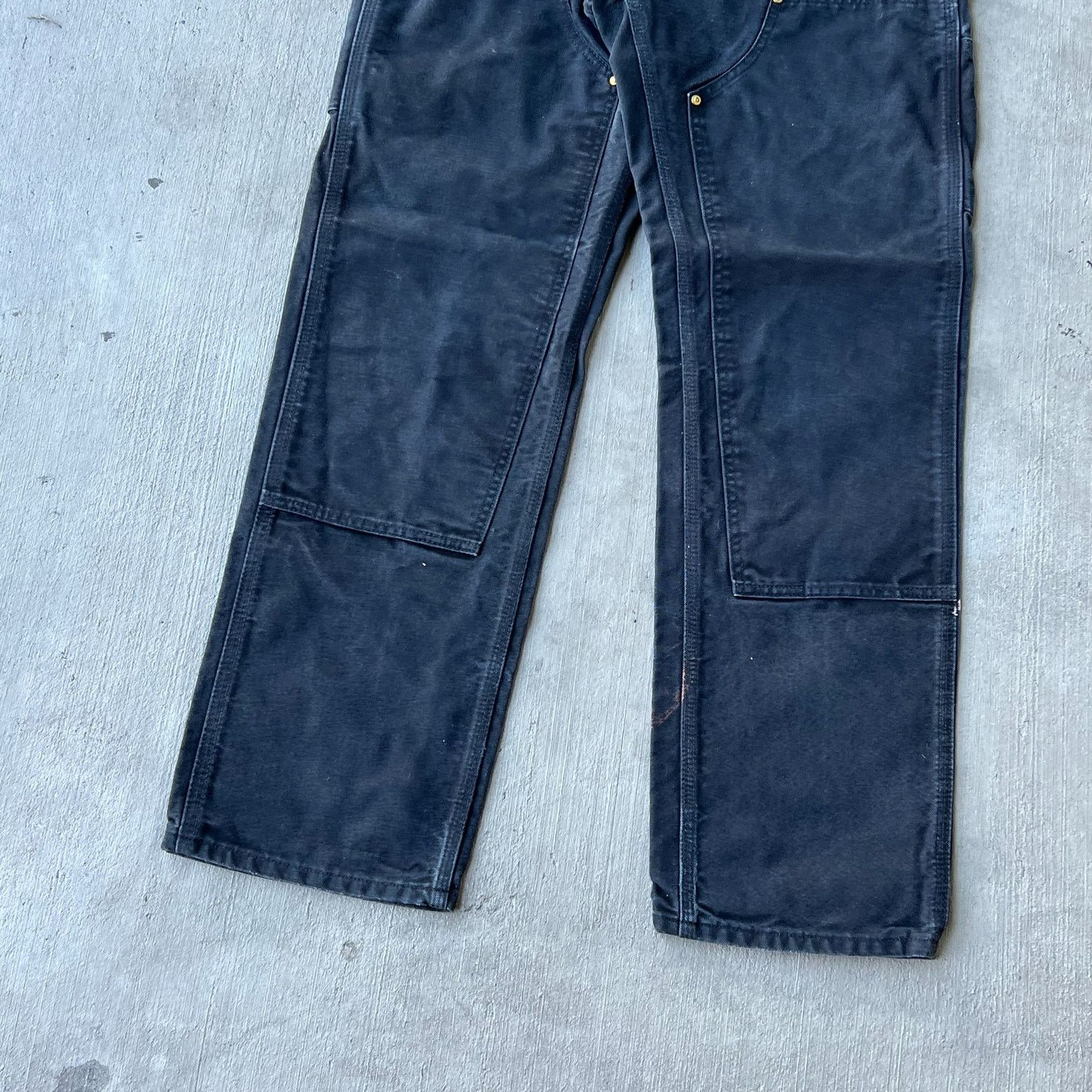 Carhartt × Vintage Carhartt black double knee work wear carpenter pants Size US 28 / EU 44 - 4 Thumbnail