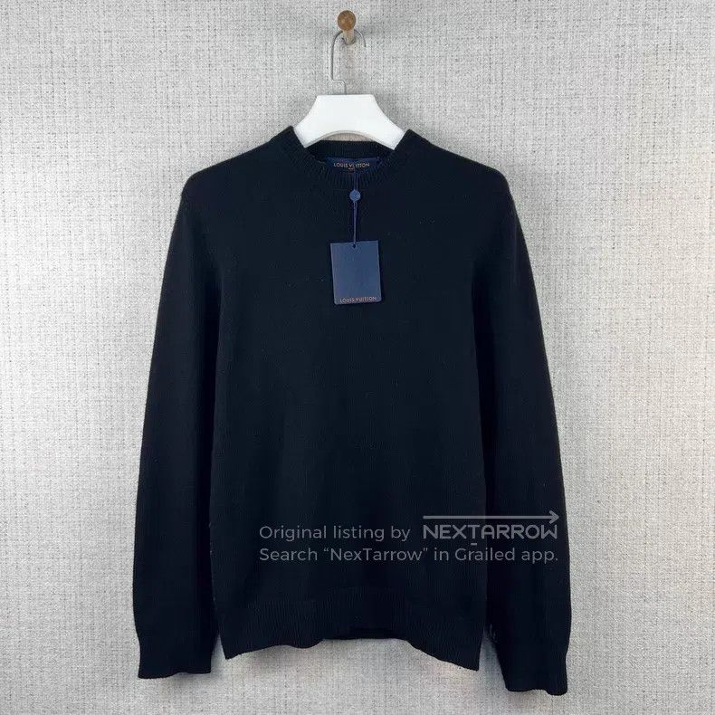 Louis Vuitton Louis Vuitton Knitted cashmere sweater with logo on the ba Size US M / EU 48-50 / 2 - 1 Thumbnail