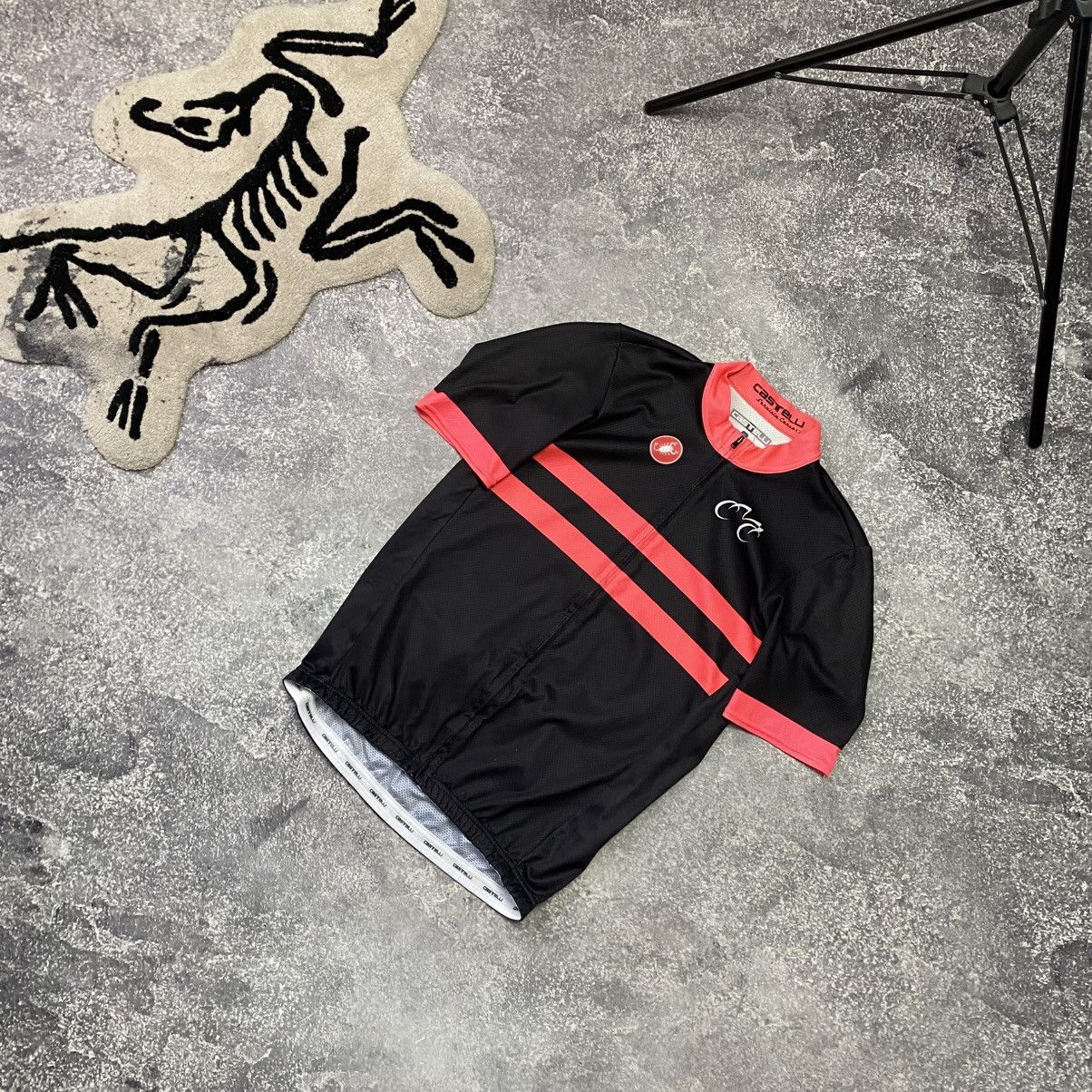 Vintage Mens Castelli Big logo cycling sports black y2k hersey tee Size US XL / EU 56 / 4 - 1 Thumbnail