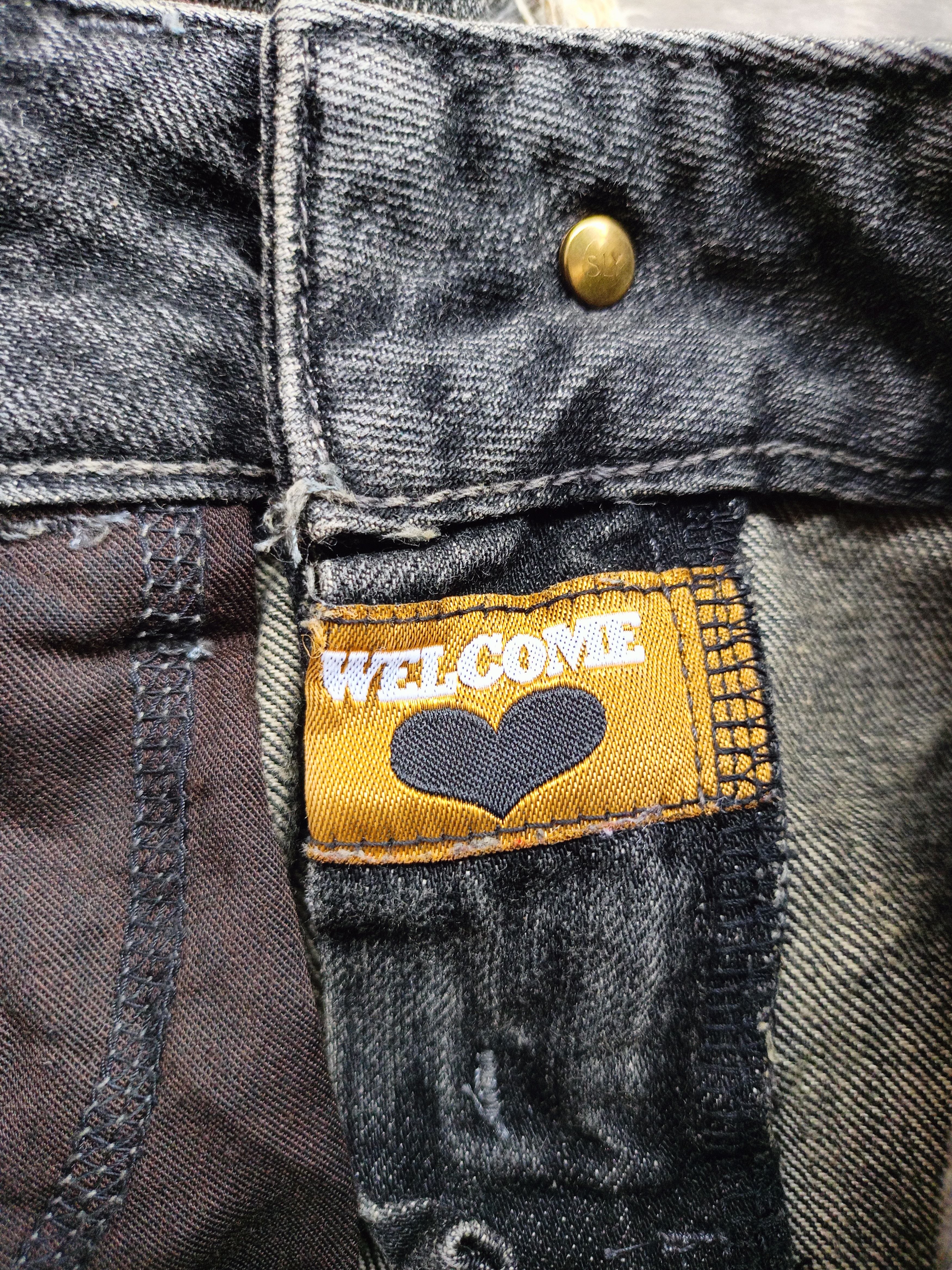 Japanese Brand 2000s Sly Flared Denim Pants style ifsixwasnine Size 28" / US 6 / IT 42 - 8 Thumbnail