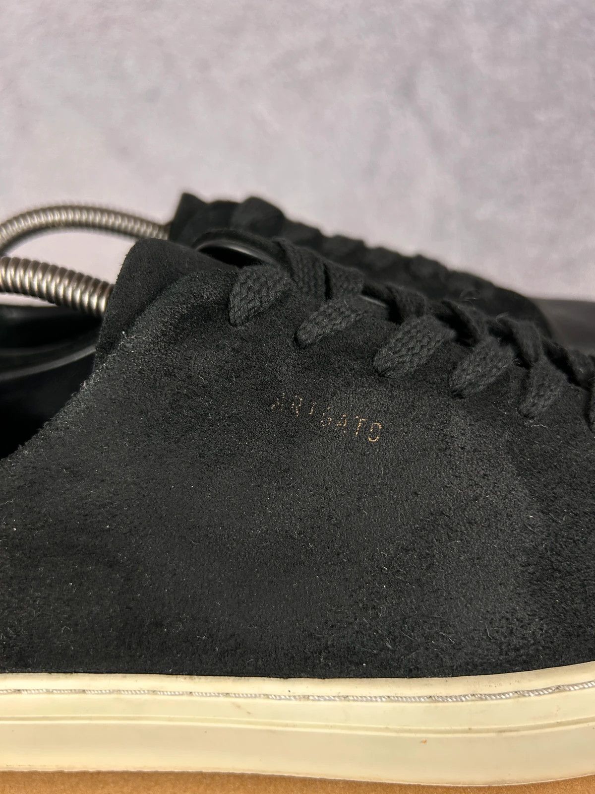Axel Arigato × Designer Axel Arigato Cap-Toe black suede sneakers leather Size US 10 / EU 43 - 6 Thumbnail