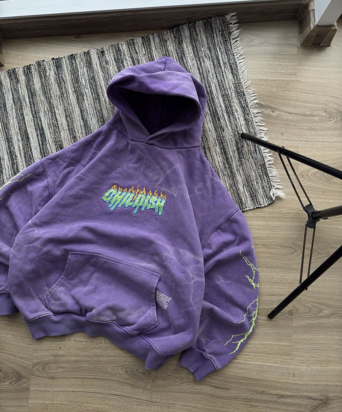 Vintage Vintage Childish Robs Motors 1995 purple Racing hoodie Size US M / EU 48-50 / 2 - 3 Thumbnail
