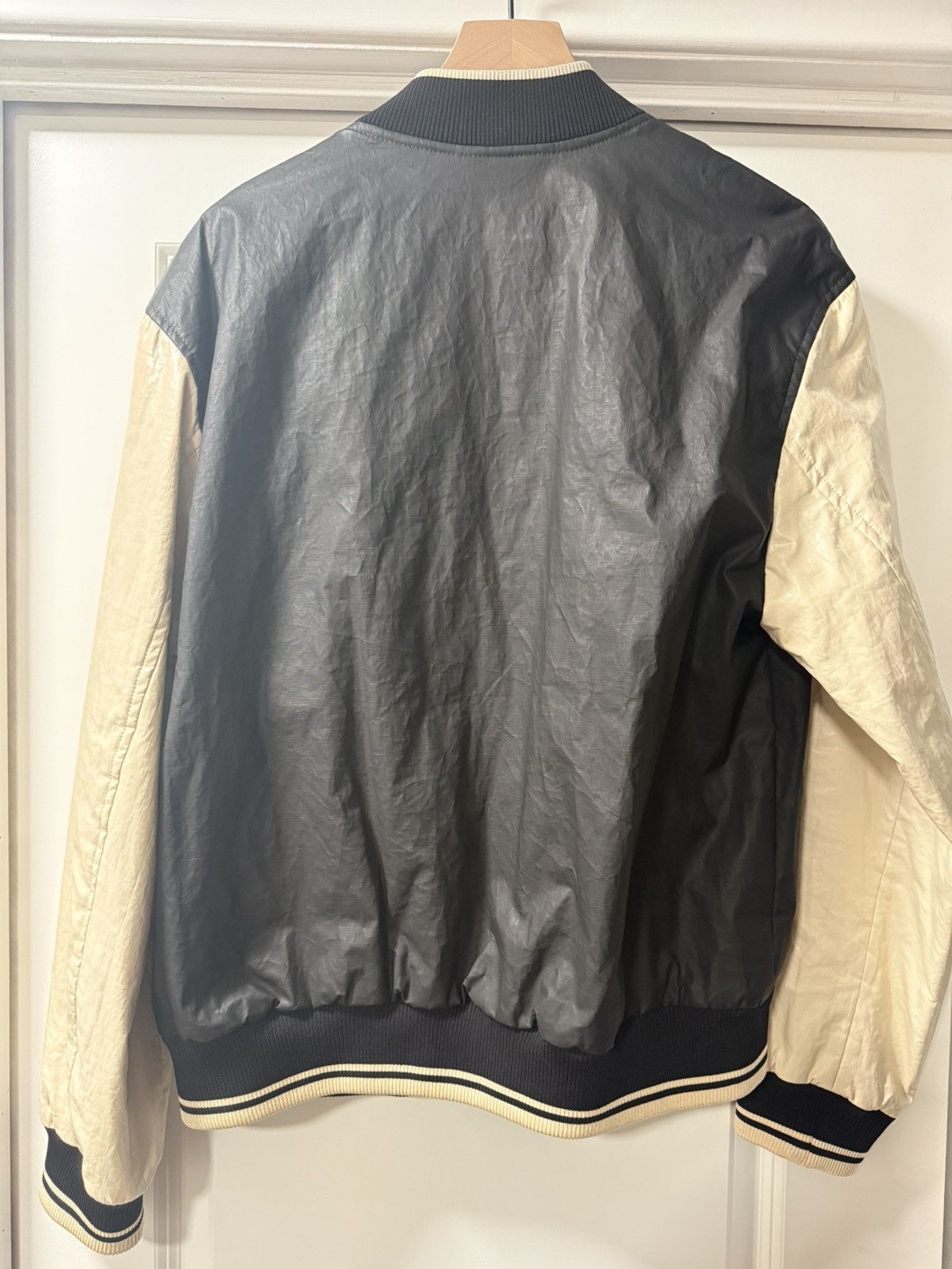 Dries Van Noten Dries Van Noten Volker Coated Linen Bomber Jacket Size US M / EU 48-50 / 2 - 4 Thumbnail
