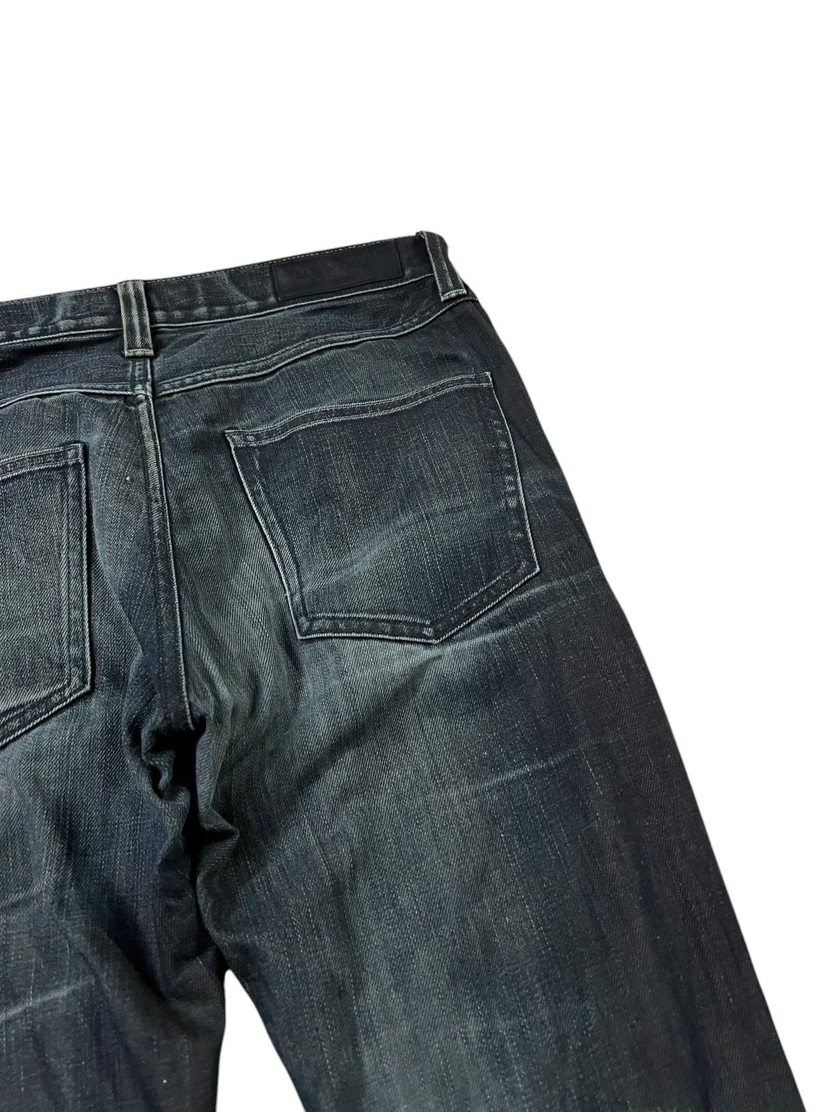 If Six Was Nine × Le Grande Bleu (L.G.B.) × Seditionaries BACK NUMBER BLACK LABEL CLAWMARK DENIM JEANS PUNK Size US 31 - 10 Thumbnail