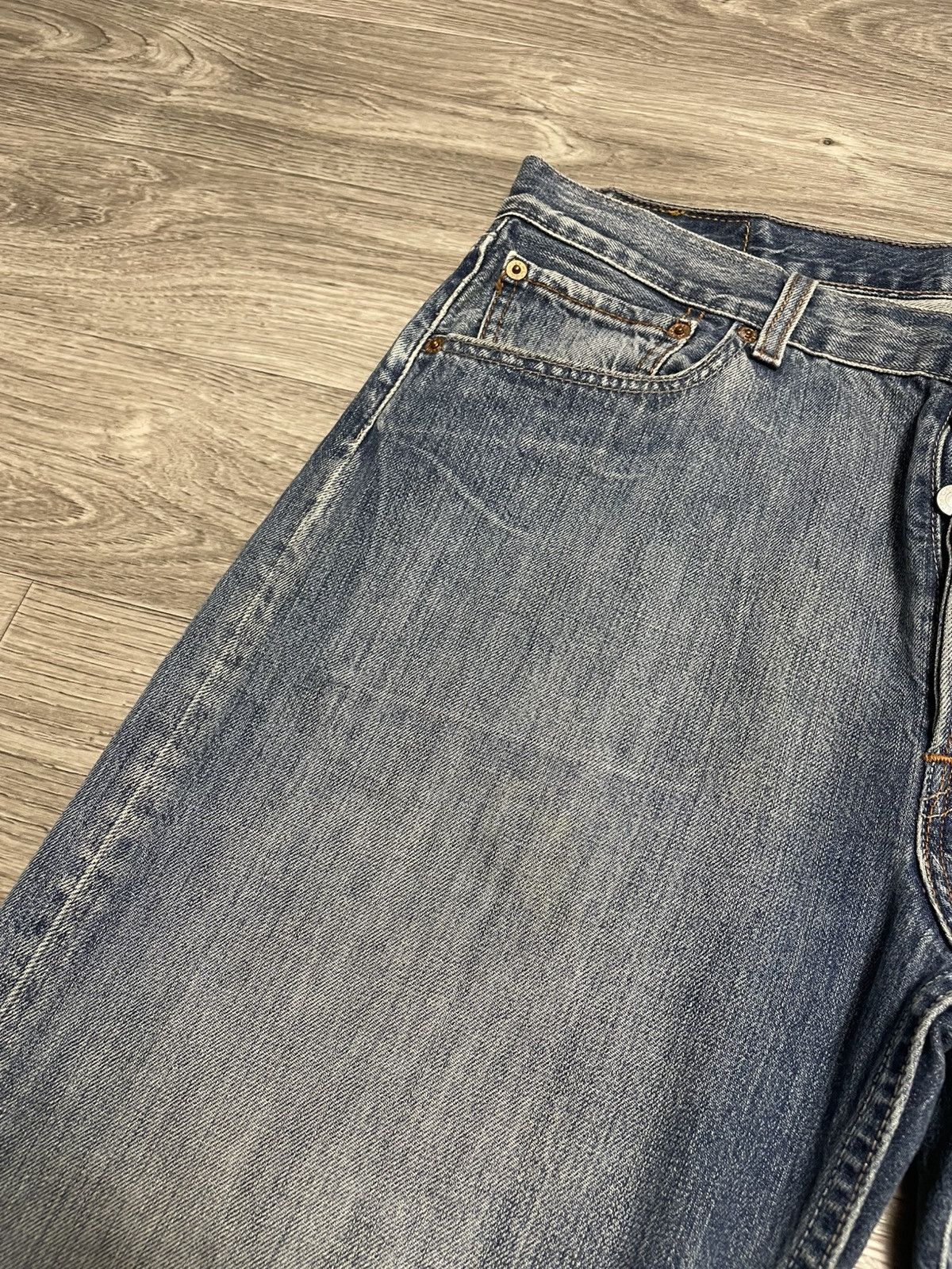 Levi's Vintage Clothing Vintage Levis 501 Blue Denim Jeans Selvedge 34/34 Size US 34 / EU 50 - 7 Thumbnail