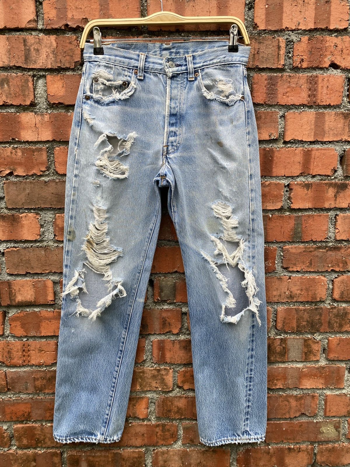 Levi's Vintage Clothing W29x29 Vintage levi's redline 80s distressed Size US 29 - 1 Thumbnail