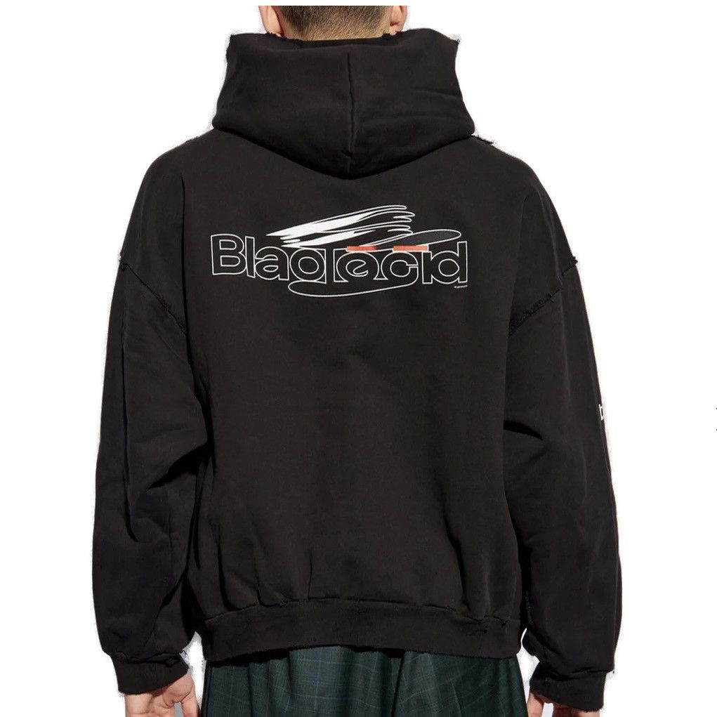 Balenciaga Balenciaga Oversized Distressed Hoodie Size US L / EU 52-54 / 3 - 3 Thumbnail