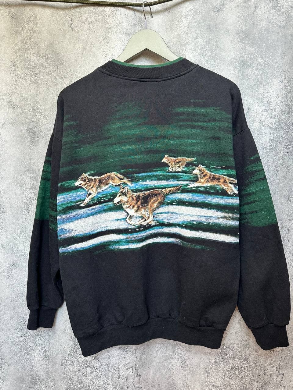 Artisan Lab Artisans SunSchein Designs Wolf Pack Graphic Sweater USA Size US L / EU 52-54 / 3 - 3 Thumbnail