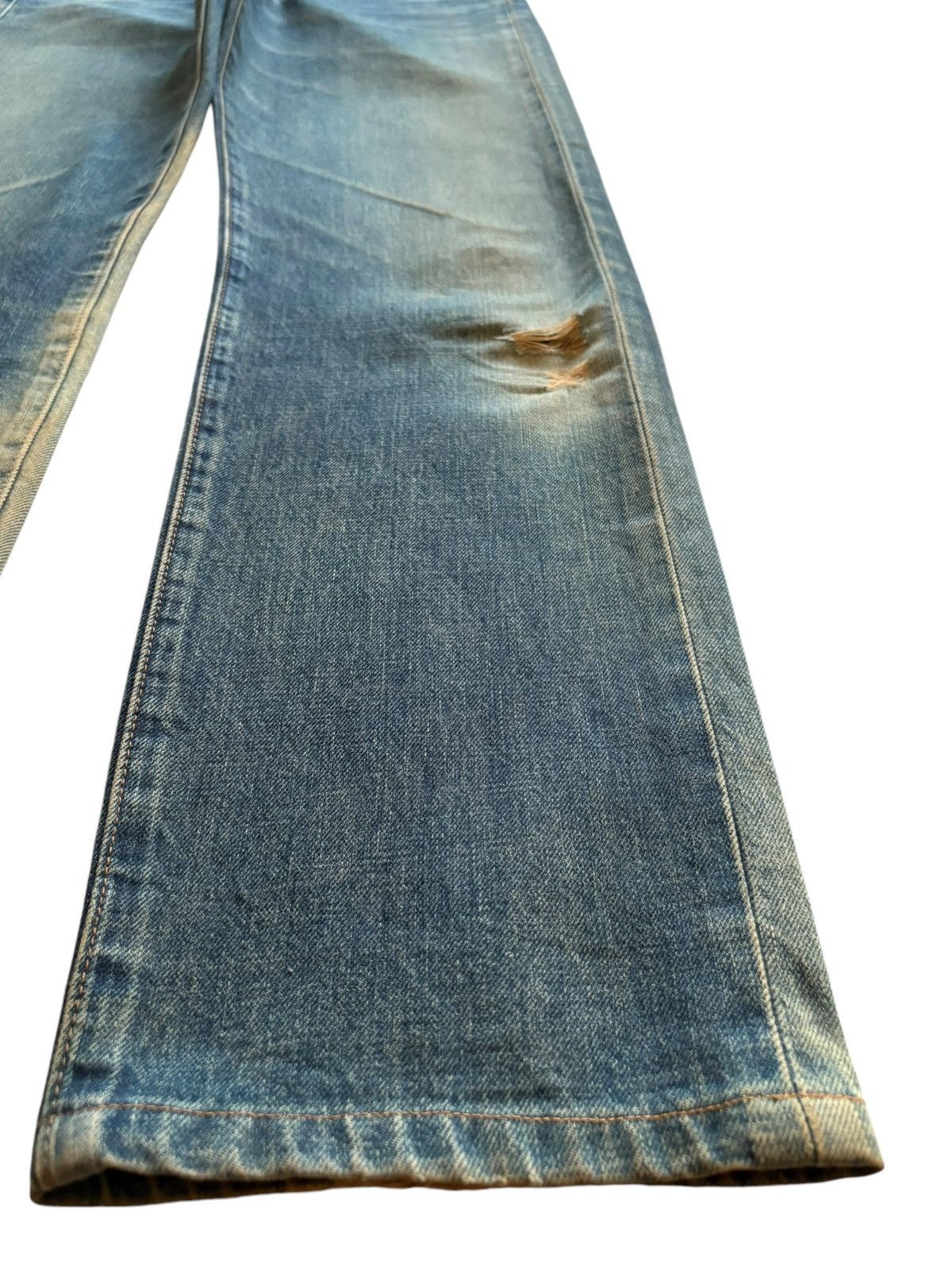 Levi's Vintage 80s Levis 502 Big E Mud Wash Japanese Selvedge Jeans Size US 30 / EU 46 - 8 Thumbnail