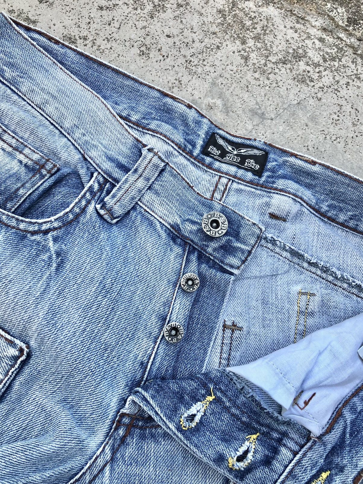 Hypebeast DOUBLE KNEE MULTIPOCKET B&B DENIM Size US 32 / EU 48 - 4 Thumbnail