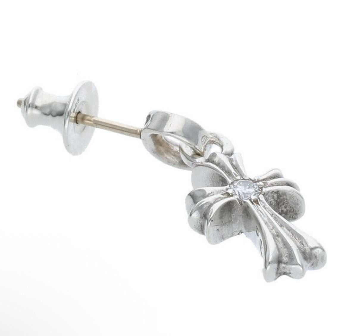 Chrome Hearts Chrome Hearts Baby Fat Diamond Silver Earring Size ONE SIZE - 5 Thumbnail