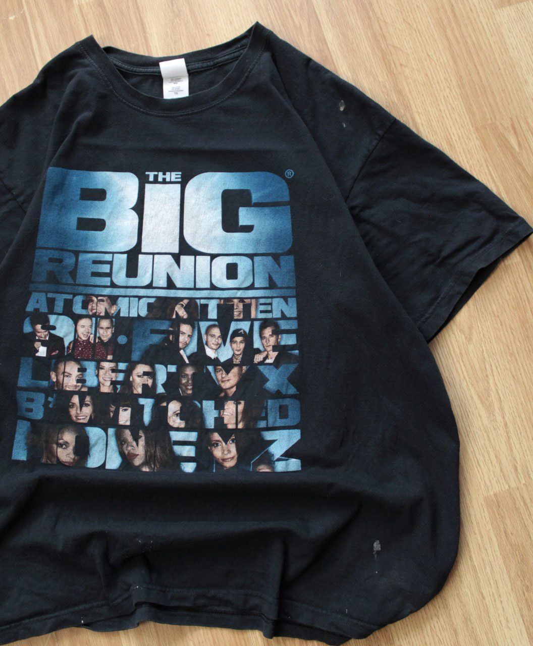 Vintage 🔥 The Big Reunion 2013 Tour British T Shirt TV Uk Pop Music Size US XL / EU 56 / 4 - 3 Thumbnail