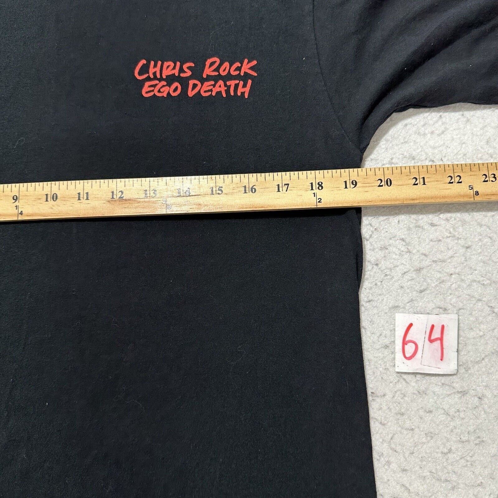Gildan Chris Rock Ego Death 2022 World Tour Medium Graphic T Shirt Size US M / EU 48-50 / 2 - 11 Thumbnail