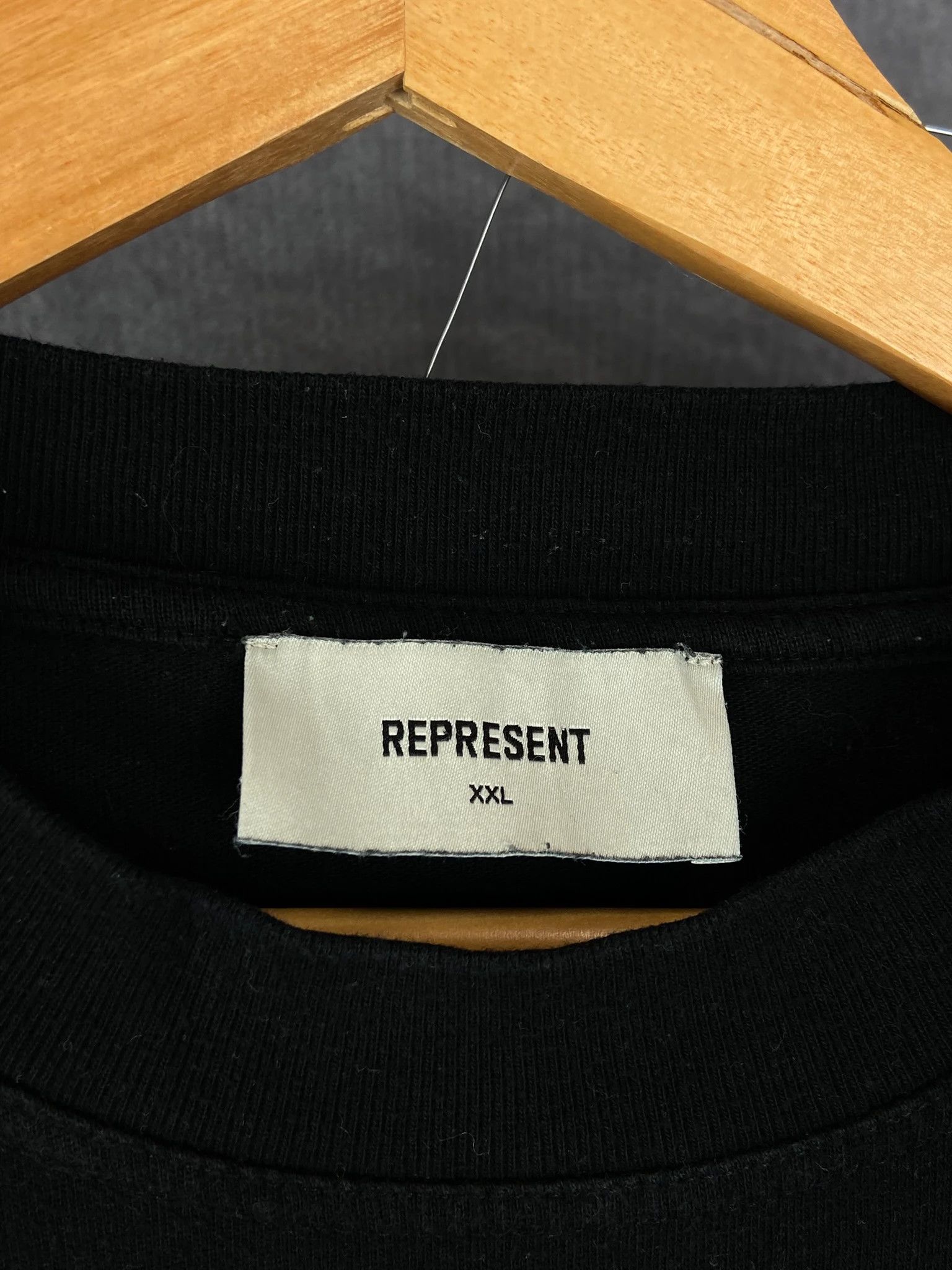 Represent Clo. Represent Black Oversized Tee XL Minimalist Basic Size US XL / EU 56 / 4 - 3 Thumbnail