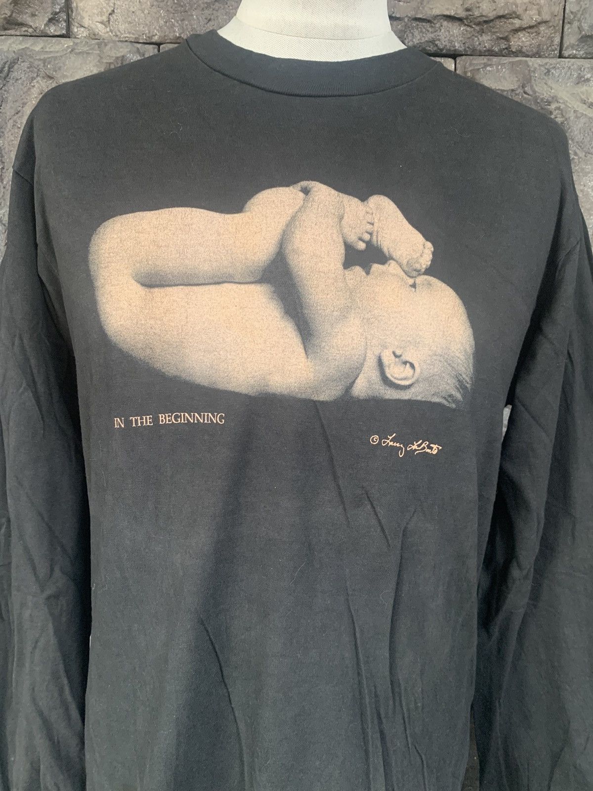 Vintage Vintage 90s Larry Labonte Art / Artwork Baby Graphics Tees Size US M / EU 48-50 / 2 - 2 Thumbnail