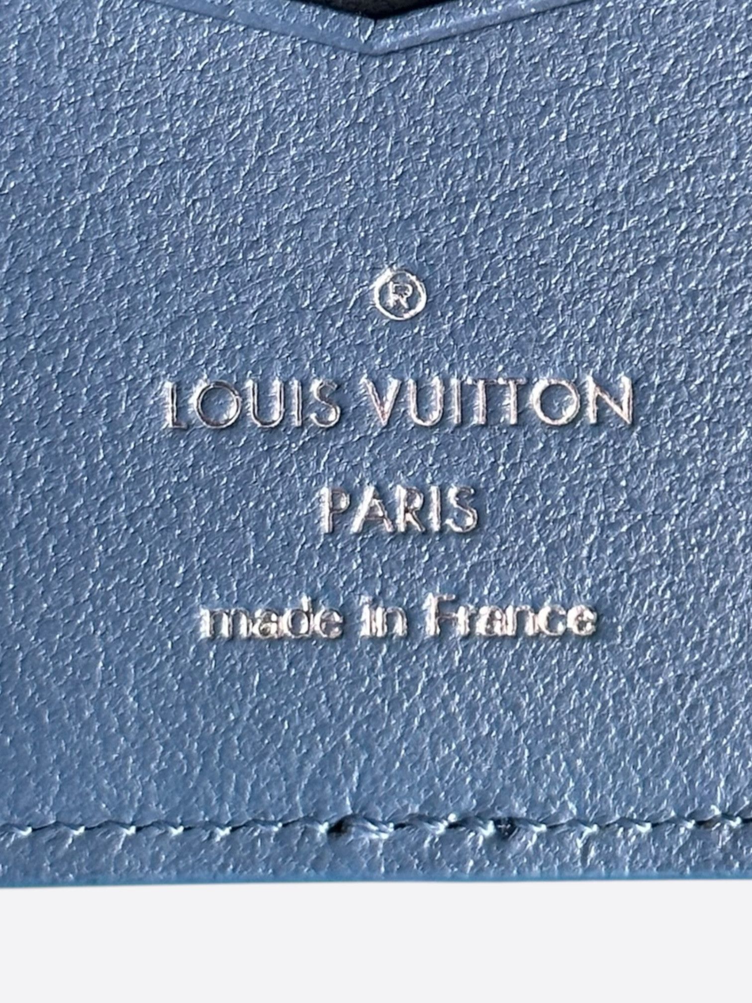 Louis Vuitton Louis Vuitton Dark Blue Crocodile Pocket Organizer