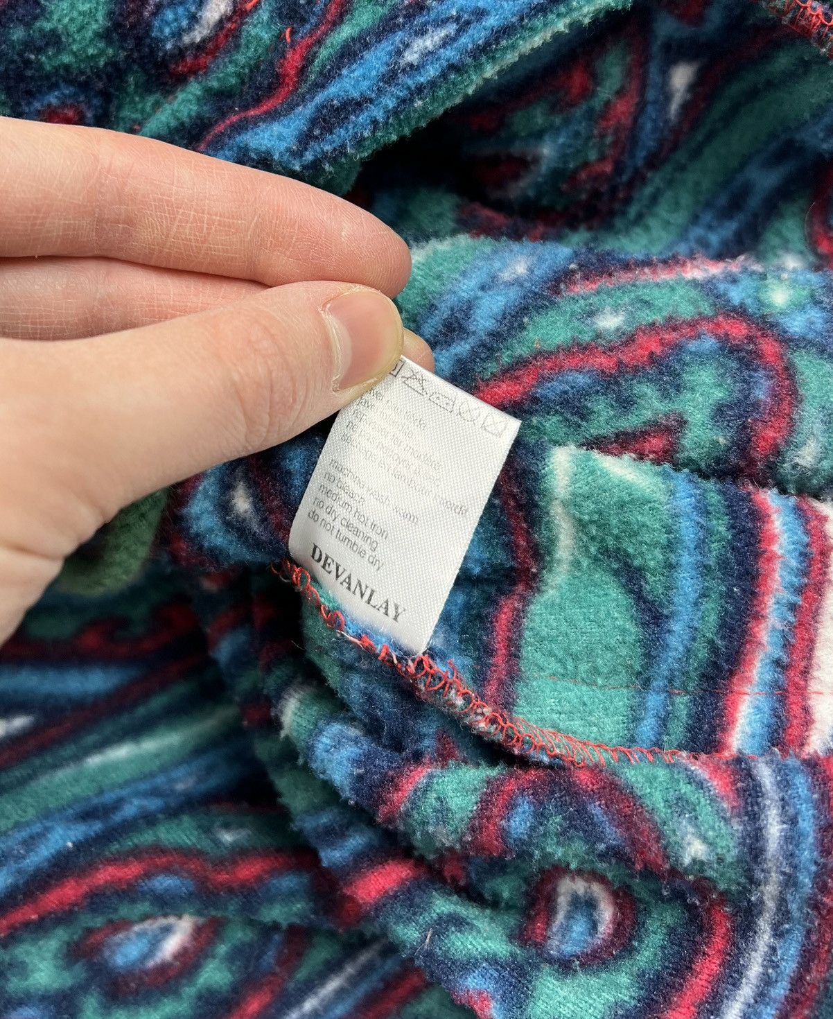 Lacoste × Vintage Fleece Jacket Lacoste Synchilla vintage polar patterns Size US XXL / EU 58 / 5 - 6 Thumbnail
