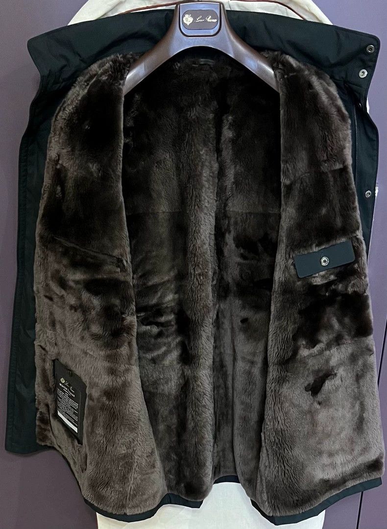 Loro Piana LORO PIANA Winter Traveler series coat Fur men's jacket Size US XXL / EU 58 / 5 - 7 Thumbnail