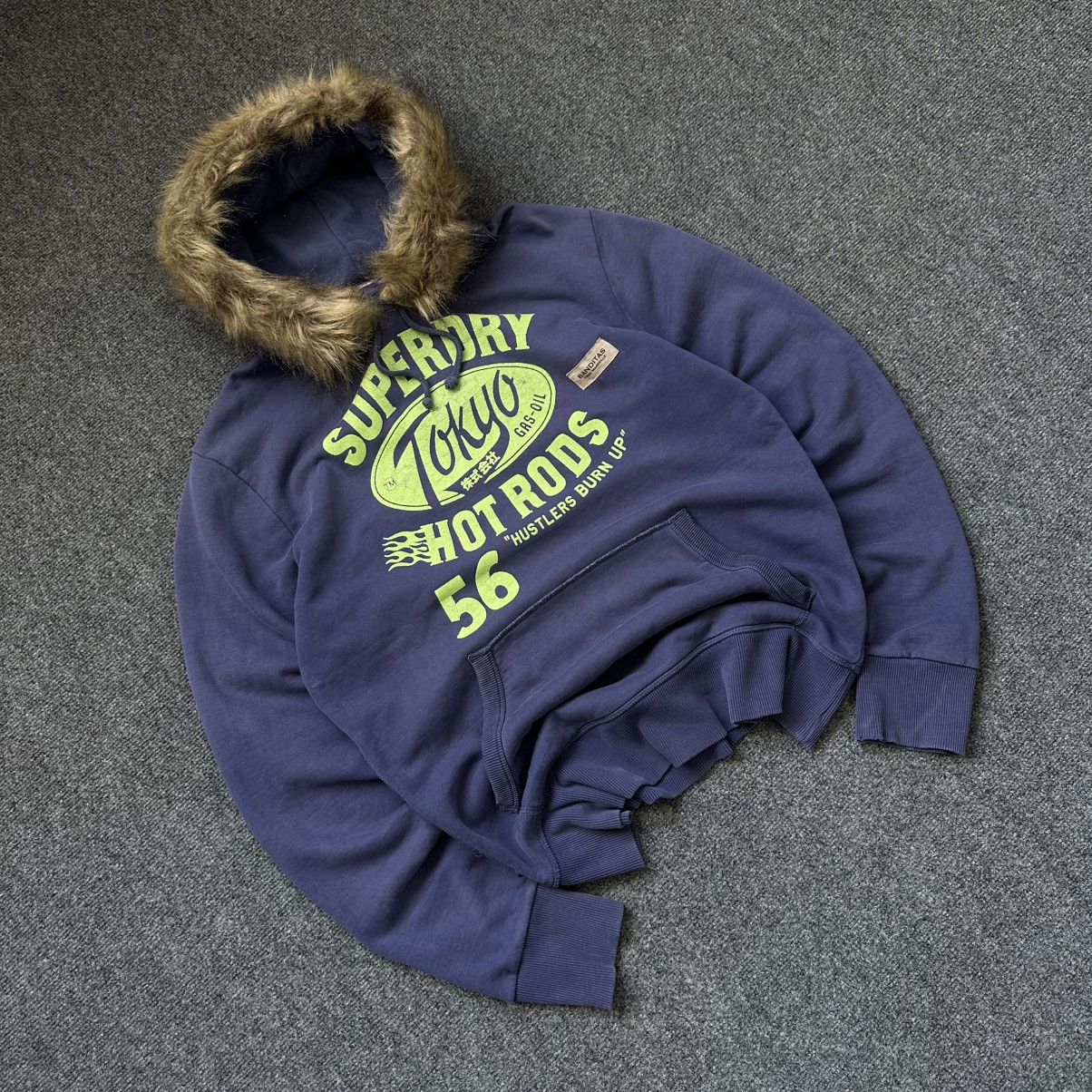 Superdry VTG Custom Superdry Hoodie Size XXl Pop Punk Hype Trend Size US XXL / EU 58 / 5 - 1 Thumbnail