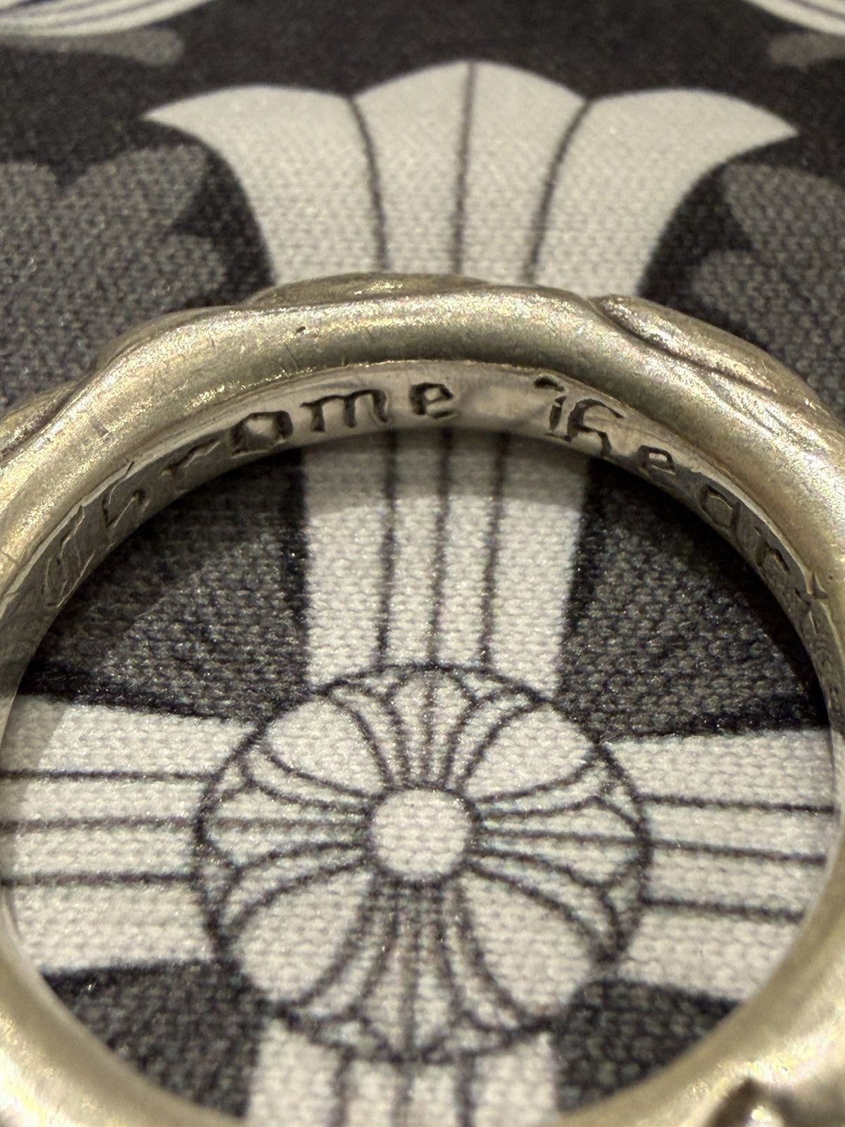 Chrome Hearts Chrome Hearts Scroll Band Ring Size ONE SIZE - 4 Thumbnail
