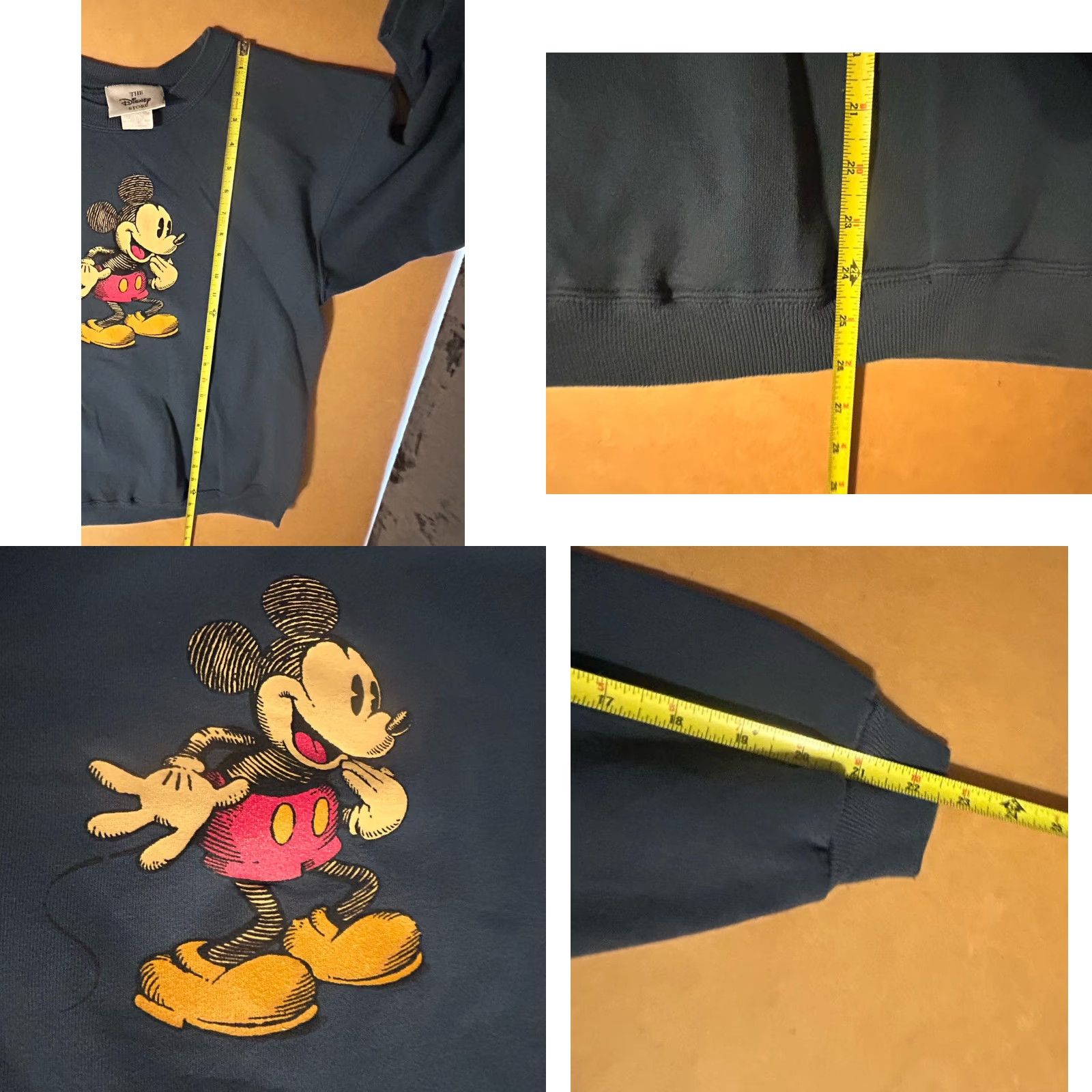 Disney Disney Mickey Mouse Sweatshirt Men M Navy Blue Crew Neck Pullover Logo Graphic Print The Disney Store Size US M / EU 48-50 / 2 - 10 Thumbnail