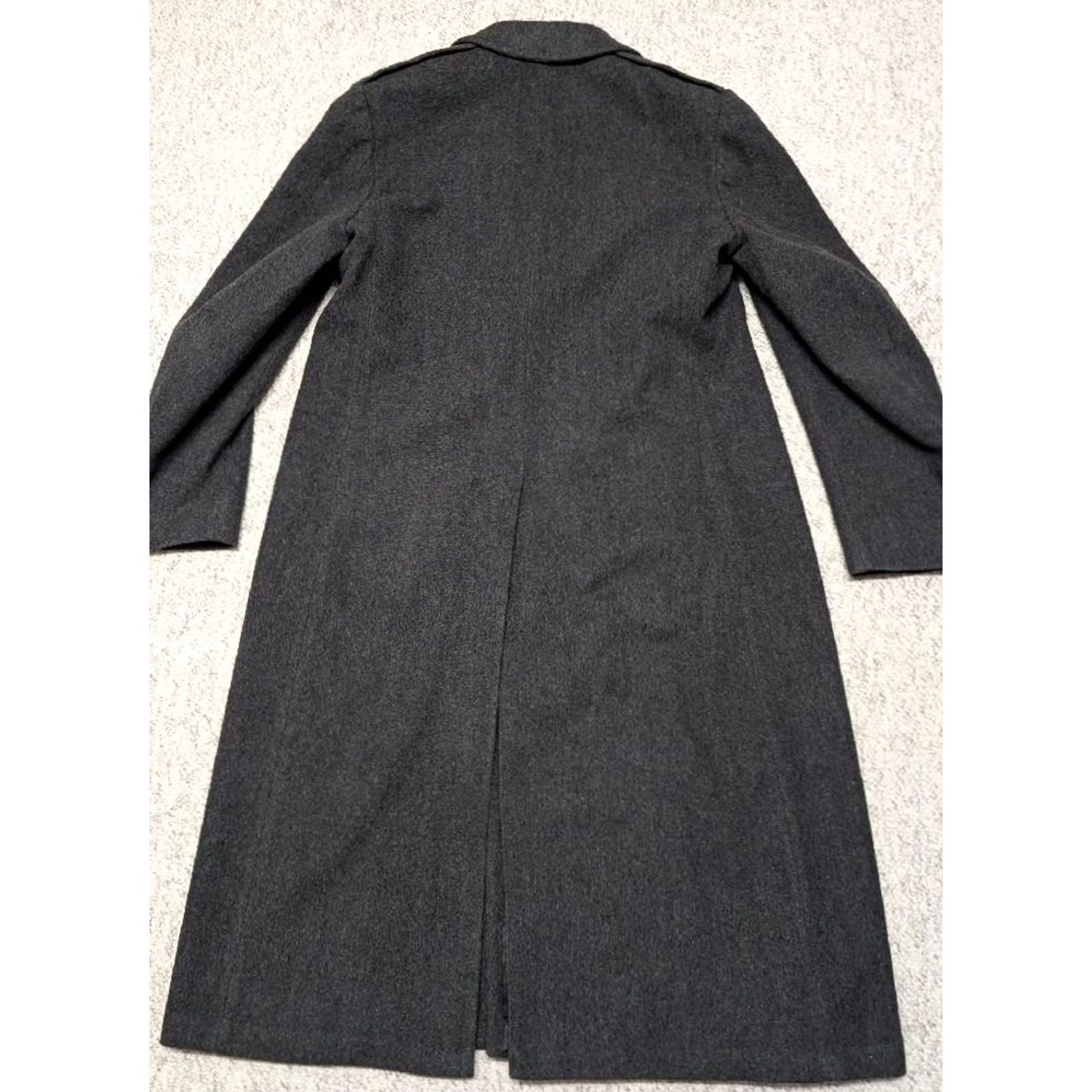 London Fog VINTAGE London Fog Overcoat Mens Adult XLT Black Wool Double Breasted Trench Coat USA Made Size US XL / EU 56 / 4 - 2 Thumbnail