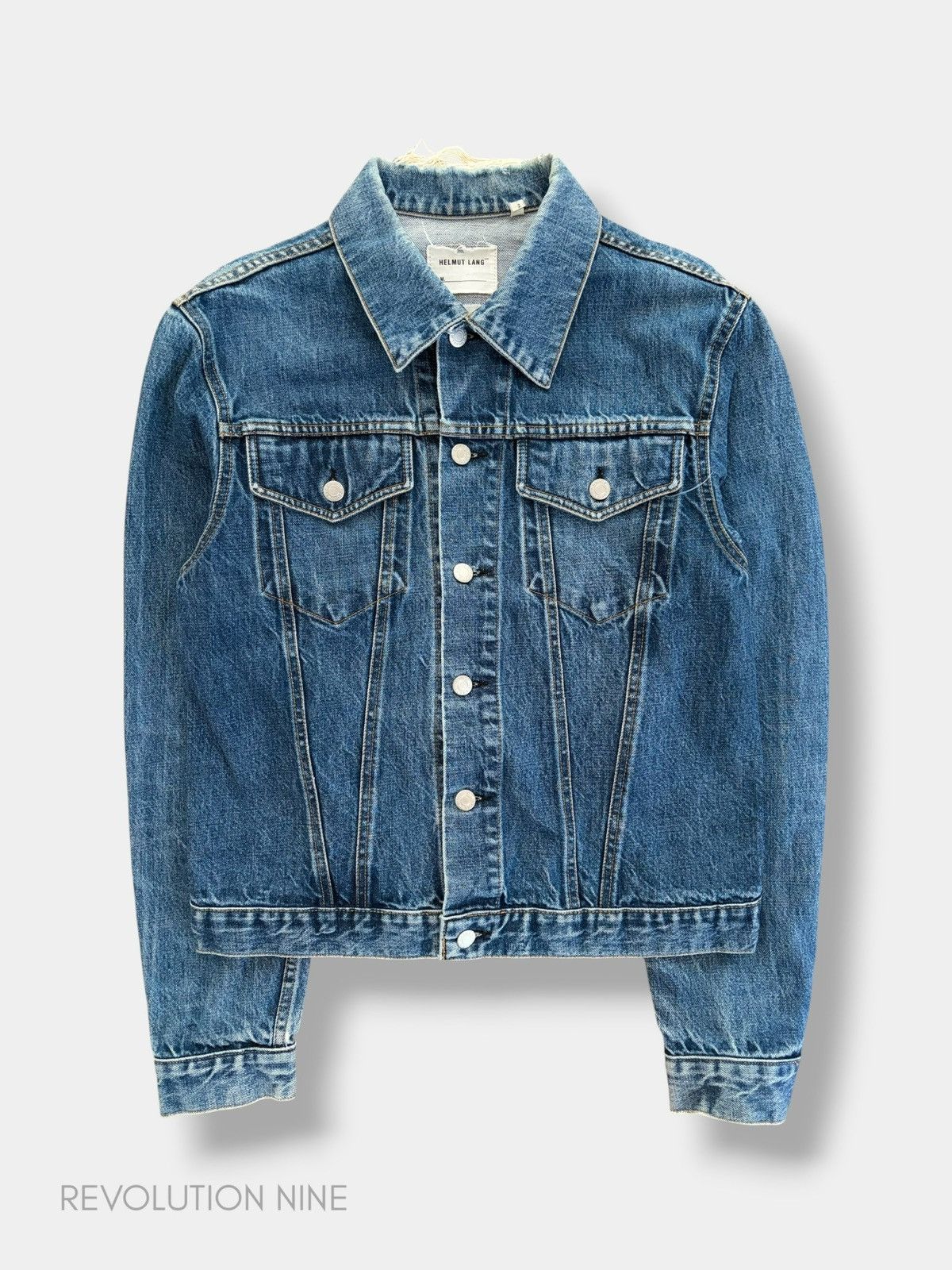 Helmut Lang Helmut Lang Re-Edition Red Stripe Denim Trucker Jacket
