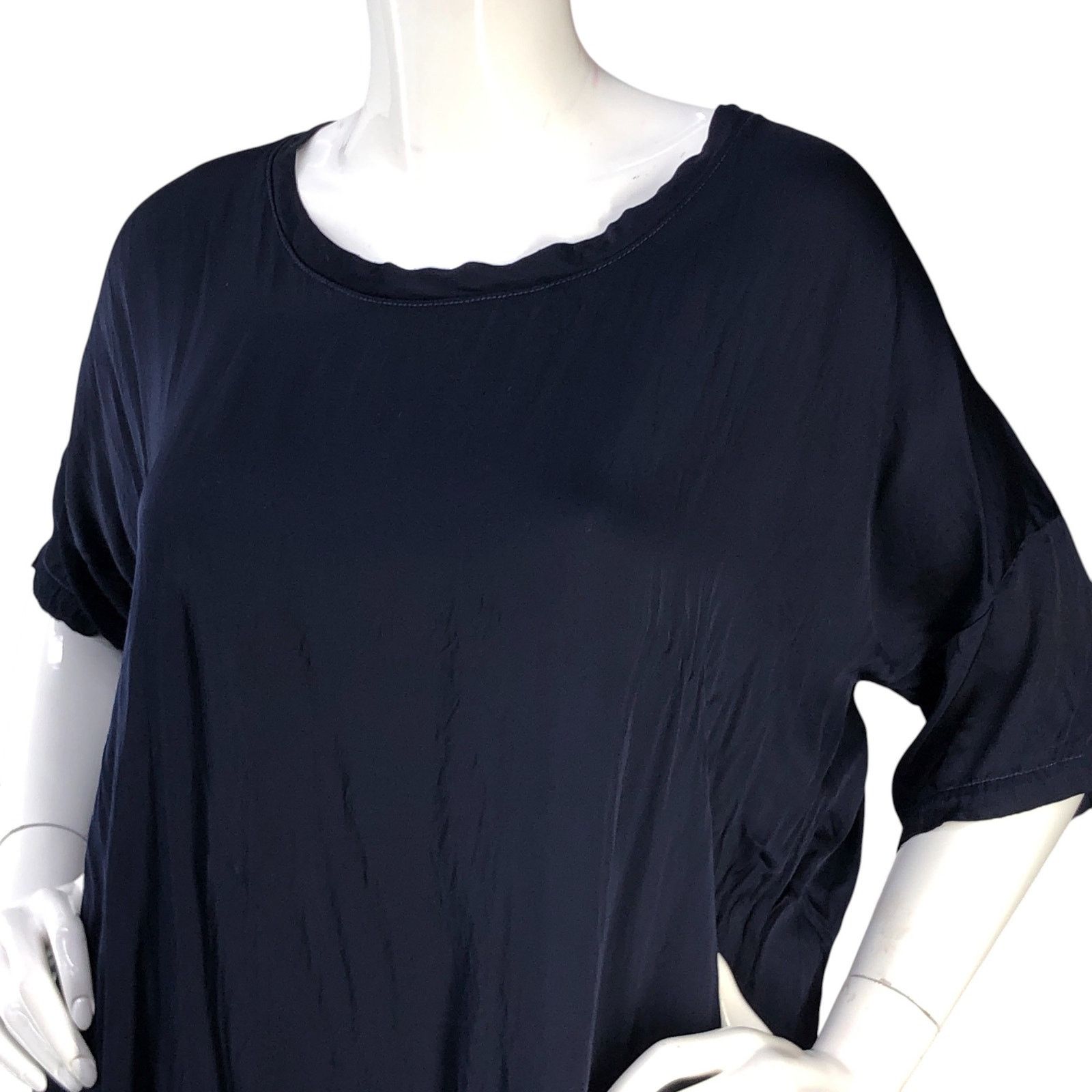 Other Stark X Size M Top Mixed Media High Low Hem Lightweight Blue Size M / US 6-8 / IT 42-44 - 2 Thumbnail