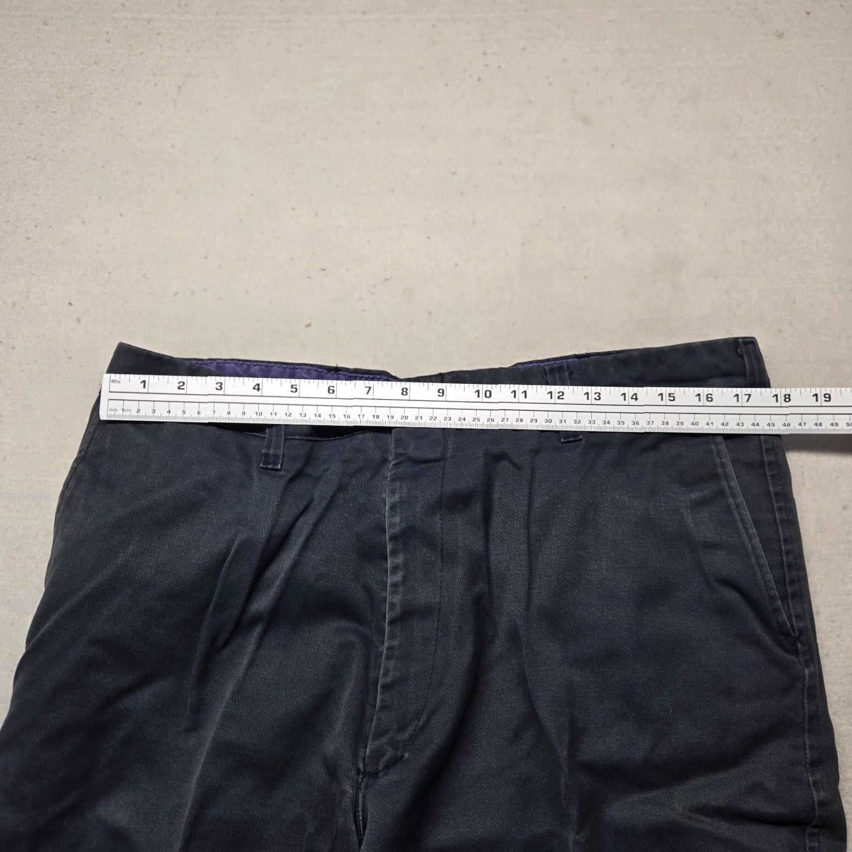 Vintage VINTAGE Topps Navy Blue Work Pants Adult Men's 36x30 Safety Fire Resistant Chino Split Leg Size US 36 / EU 52 - 5 Thumbnail