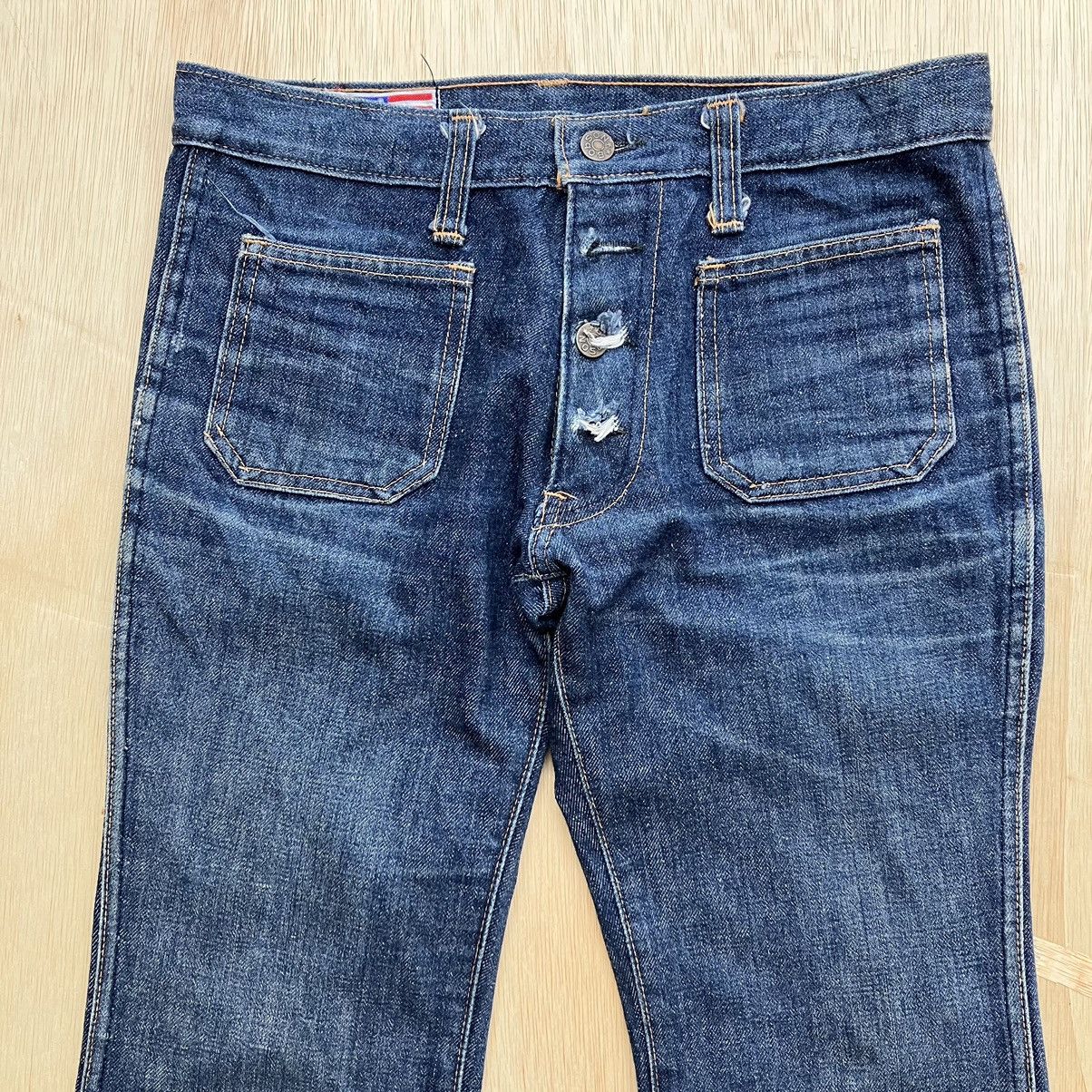 Vintage BOBSON VINTAGE FLARED JEANS Size US 30 / EU 46 - 2 Thumbnail