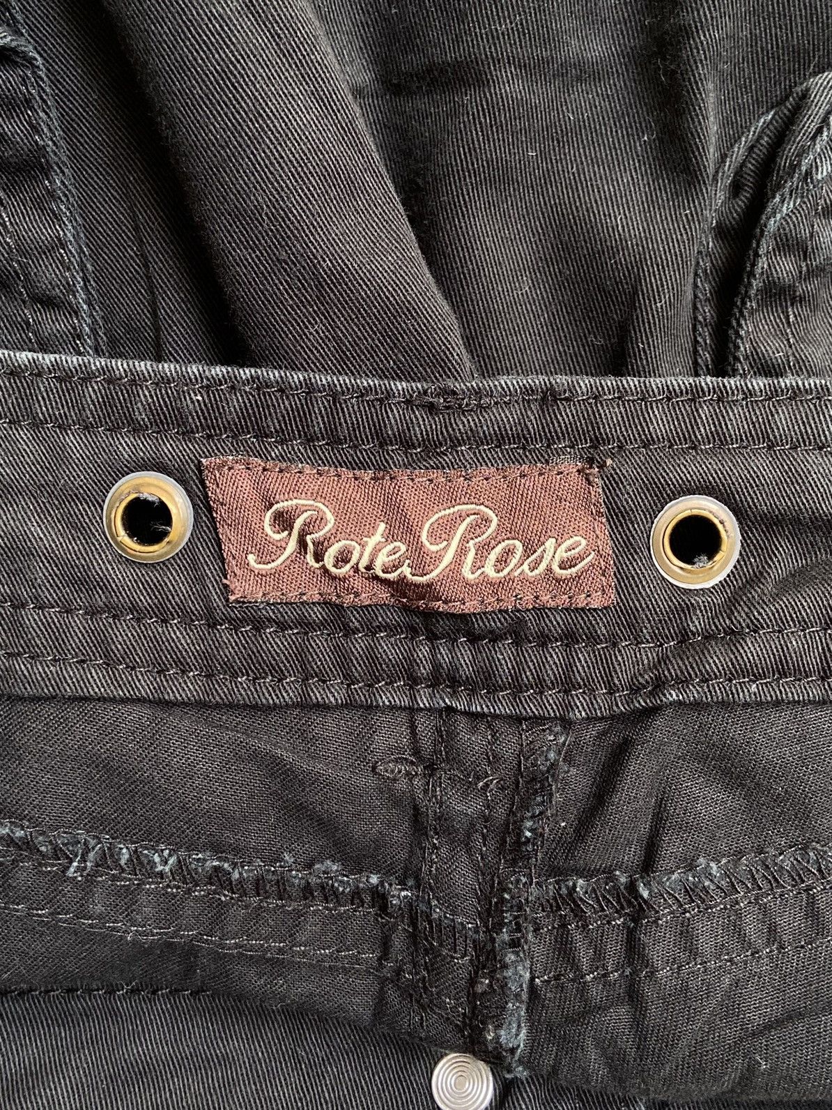 Designer × Japanese Brand ROTE ROSE Black Long Pants Size US 28 / EU 44 - 14 Thumbnail