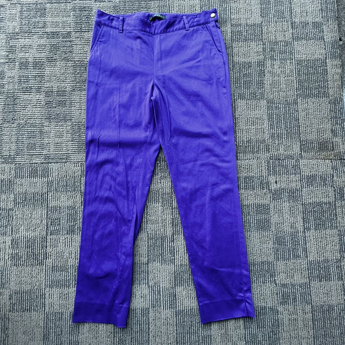 Ralph Lauren Vintage Y2K Lauren Ralph Lauren Purple Dress Pants Size 30" / US 8 / IT 44 - 1 Thumbnail