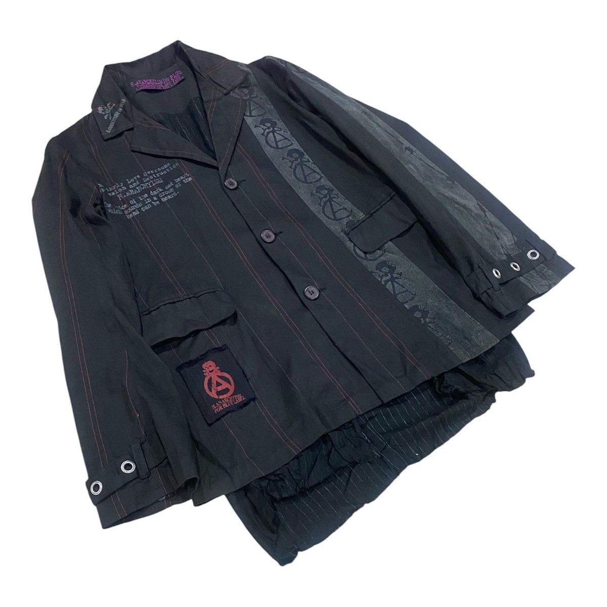 If Six Was Nine H.Anarchyism Plus H.Naoto Punk Skull Cotton Jacket Size US S / EU 44-46 / 1 - 4 Thumbnail