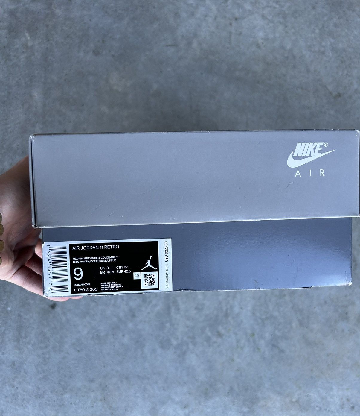 Jordan Brand Cool grey 11s Size US 9 / EU 42 - 5 Thumbnail