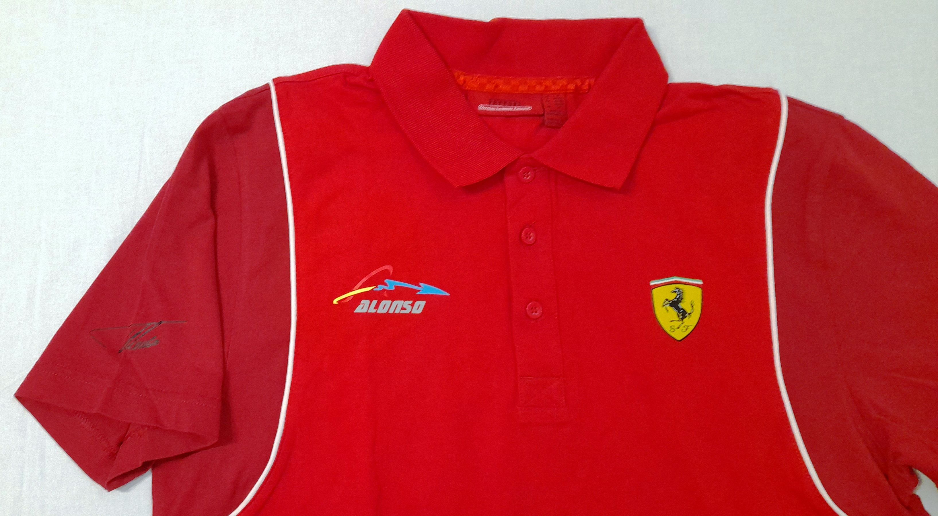 Ferrari × Formula 1 × Puma polo shirt Fernando Alonso Ferrari Puma Santander F1 formula Size US M / EU 48-50 / 2 - 2 Thumbnail