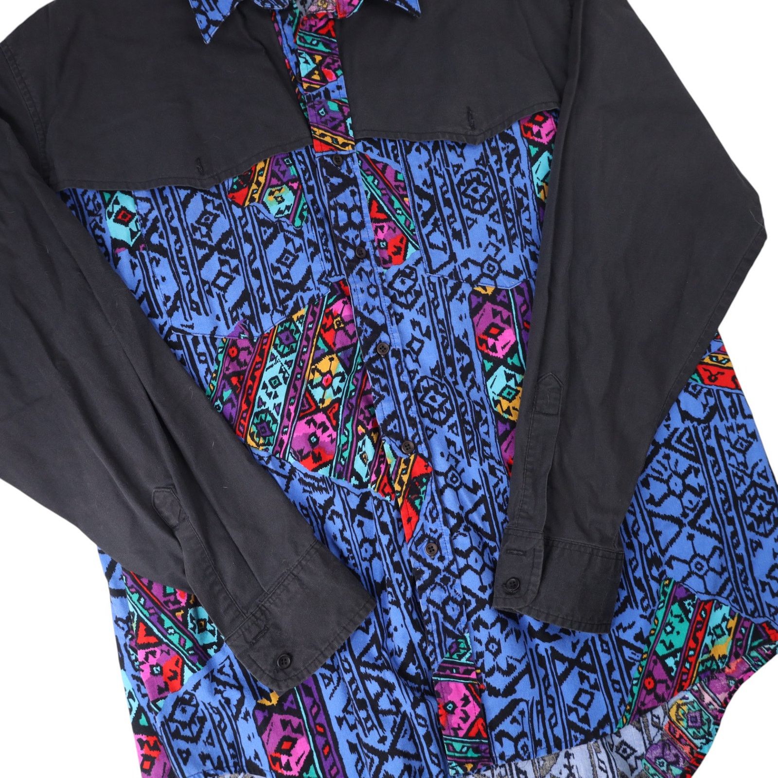 Vintage Vintage Frontier Series Crazy Vibrant Western Shirt Size US XL / EU 56 / 4 - 3 Thumbnail