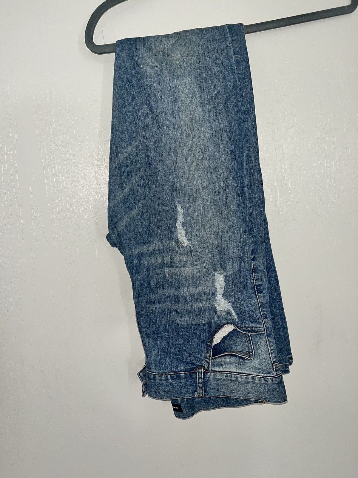 Levi's × Vintage Flannel Patched Distressed Denim Jeans Size US 36 / EU 52 - 1 Thumbnail