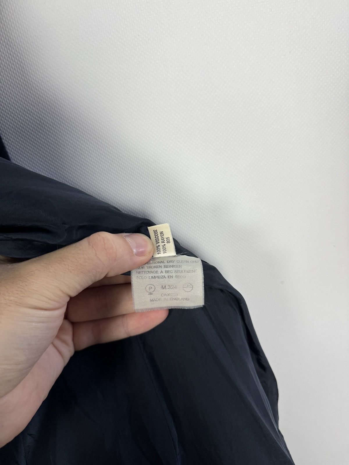 Aquascutum Aquascutum London Double Breasted Coat 100% Viscose Reg 10 Size M / US 6-8 / IT 42-44 - 10 Thumbnail