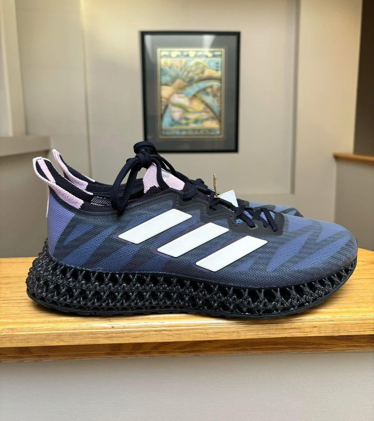 Adidas Adidas 4DFWD 3 Navy/White/Pink Size US 10 / EU 43 - 1 Preview