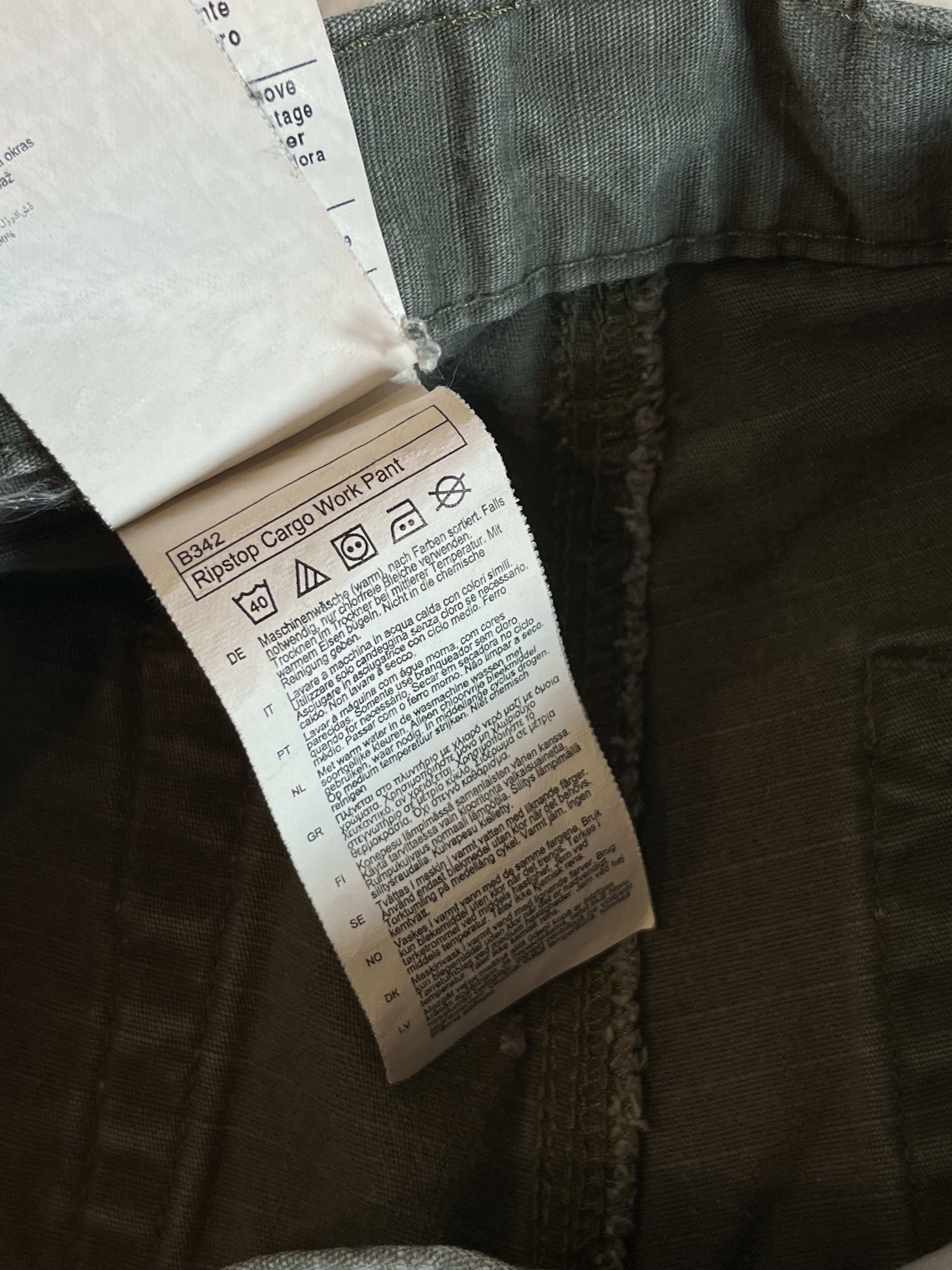 Carhartt Vintage Y2K Carhartt Relaxed Fit Ripstop Pants Military Size US 30 / EU 46 - 8 Thumbnail