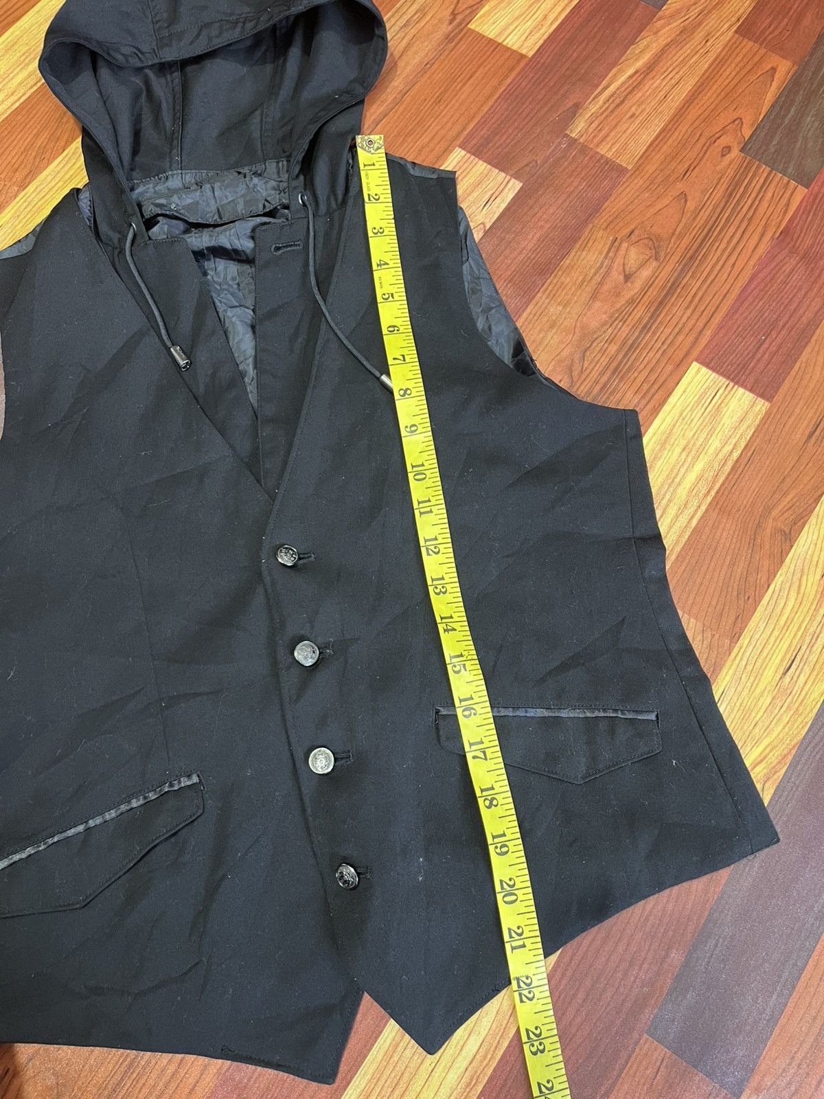 HIDEAWAYS Hideaways Nicole Hooded Vest Minimal Streetwear Size US S / EU 44-46 / 1 - 12 Thumbnail