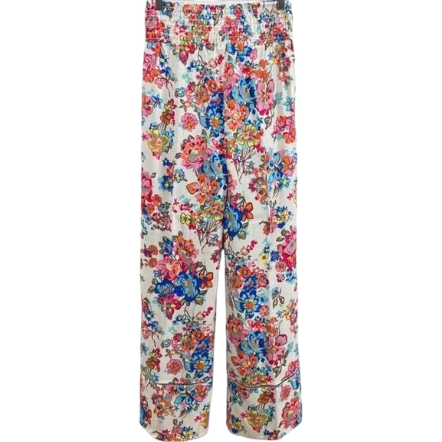 Vera Bradley VERA BRADLEY Pretty Posies Claudine Palazzo Pant w/ Tags, M Size 29" - 1 Thumbnail