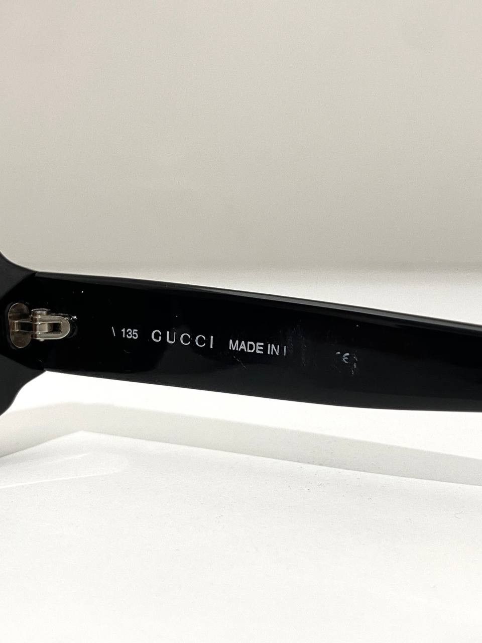 Gucci Gucci x Tom Ford GG Logo Retro Oval Black Sunglasses Vintage